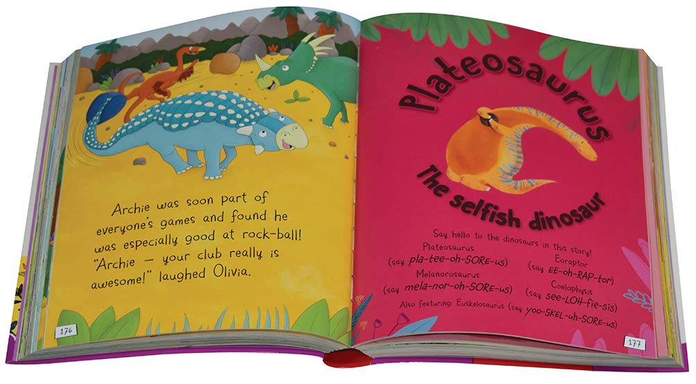 My First Book of Dinosaur Stories - Fun Educational Dinosaur Books for Kids Ages 3-5 | Bedtime Reading & Early Learning Adventure