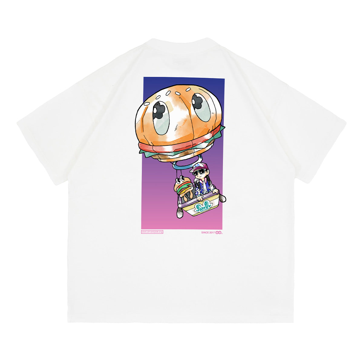 Anime Air Balloon Graphic T-Shirt for Men & Women - Soft Cotton White Tee - Casual Streetwear & Cosplay Outfit