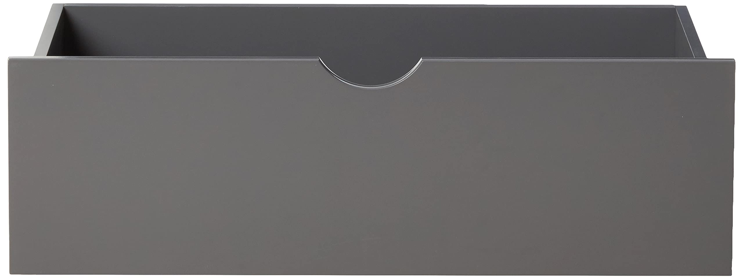 Donco Kids 505-DG Twin Size Under Bed Storage Drawer - Dark Grey | Space-Saving Bedroom Organization for Toys, Clothes & Blankets
