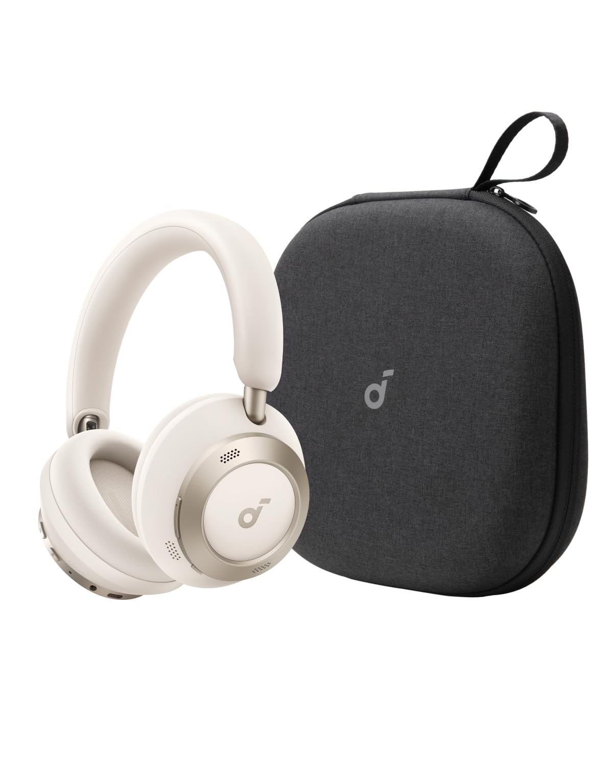 Soundcore Space One Pro by Anker - Wireless Noise Cancelling Headphones with 6-Mic ANC, 60H Playtime, Hi-Res Audio & Foldable Design | Perfect for Travel, Work & Commuting