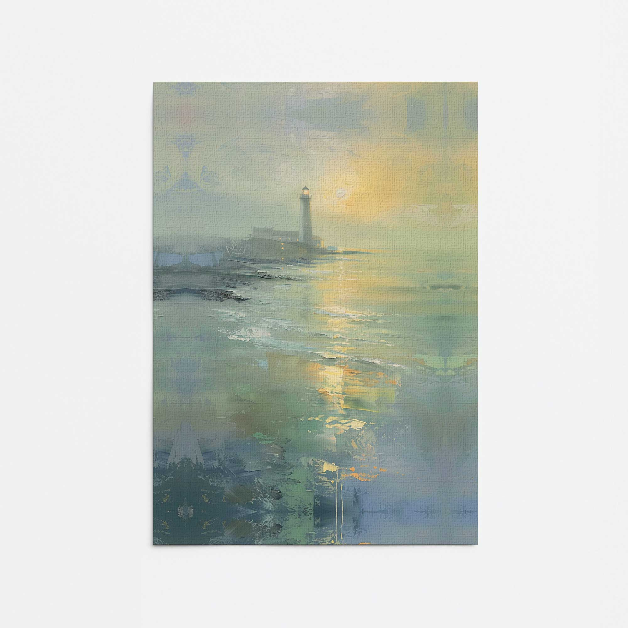 Guiding Light v2 Canvas Wall Art Print - Modern Home Decor for Living Room, Bedroom & Office