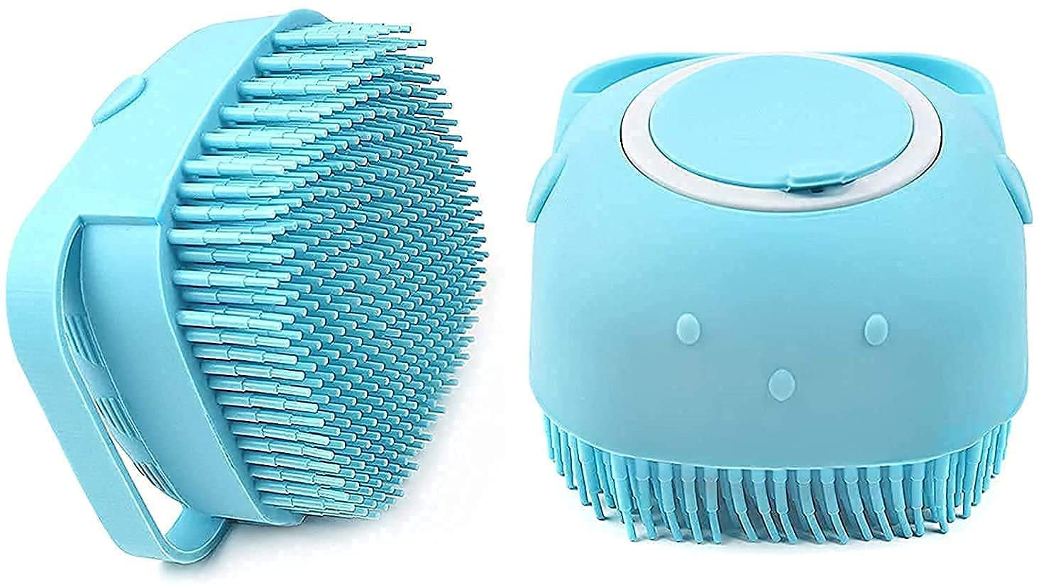 WEHXZP Silicone Massage Bath Brush for Hair, Scalp & Body - Exfoliating & Cleansing Brush with Soft Bristles for Shower, Bath & Spa - Ideal for Men & Women - Pack of 1 | Perfect for Deep Cleaning, Relaxing Massage & Enhancing Shampoo Lather