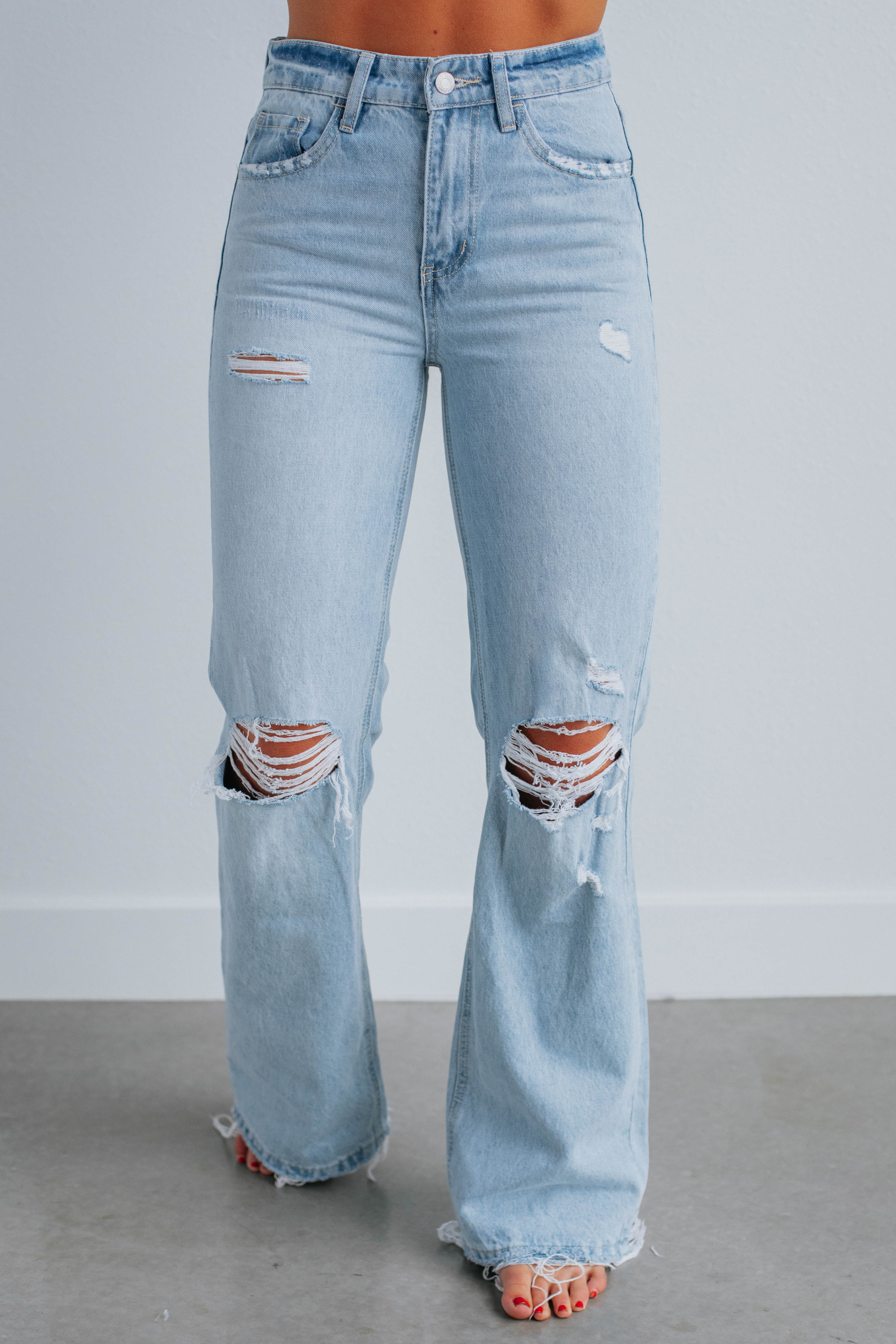 Leslie Vervet Jeans for Women - High Waist Slim Fit Stretch Denim Pants | Perfect for Casual Wear, Office & Night Out