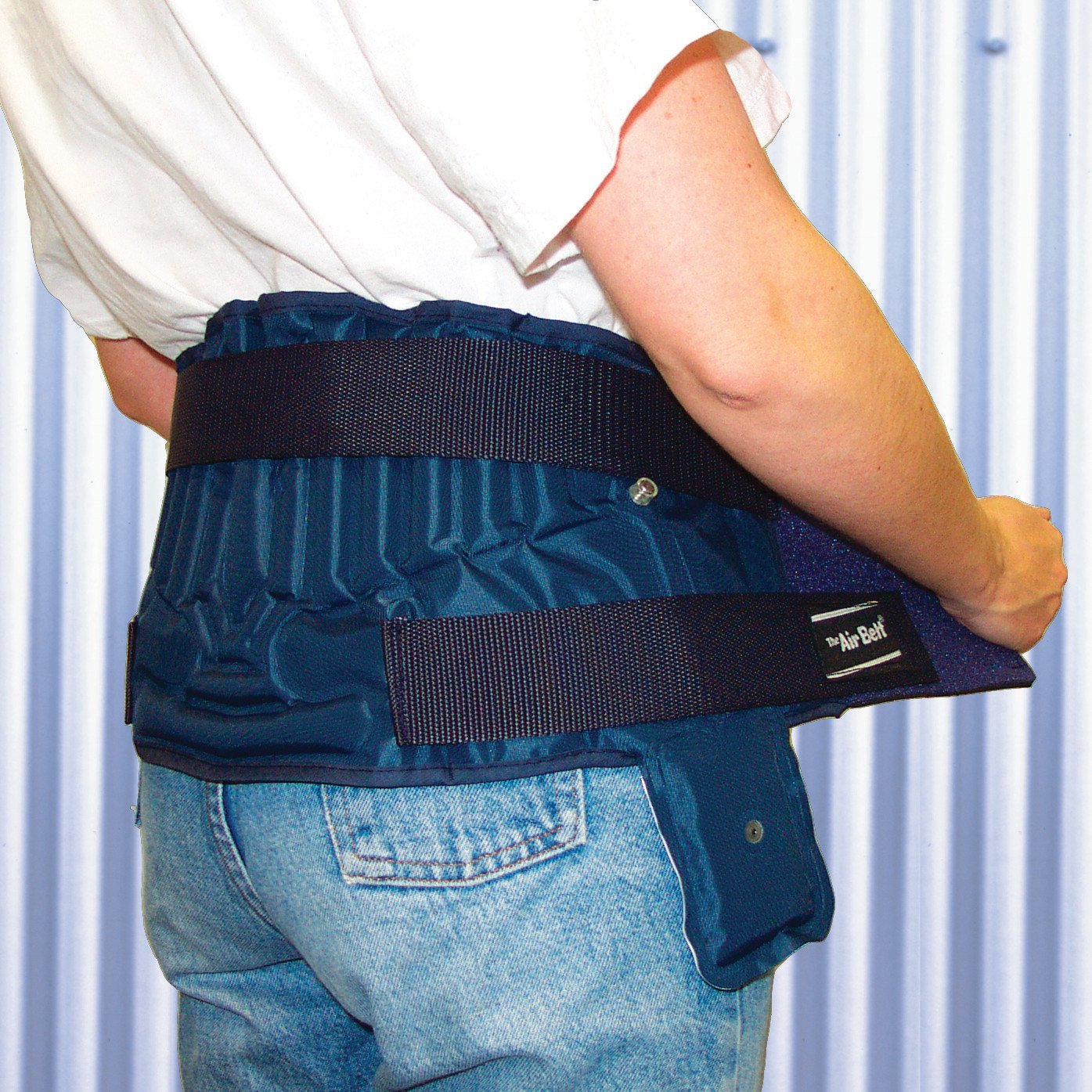 Ergonomic Air Belt Lumbosacral Support - X-Large Size for Lower Back Pain Relief - Perfect for Office Work, Driving & Post-Surgery Recovery