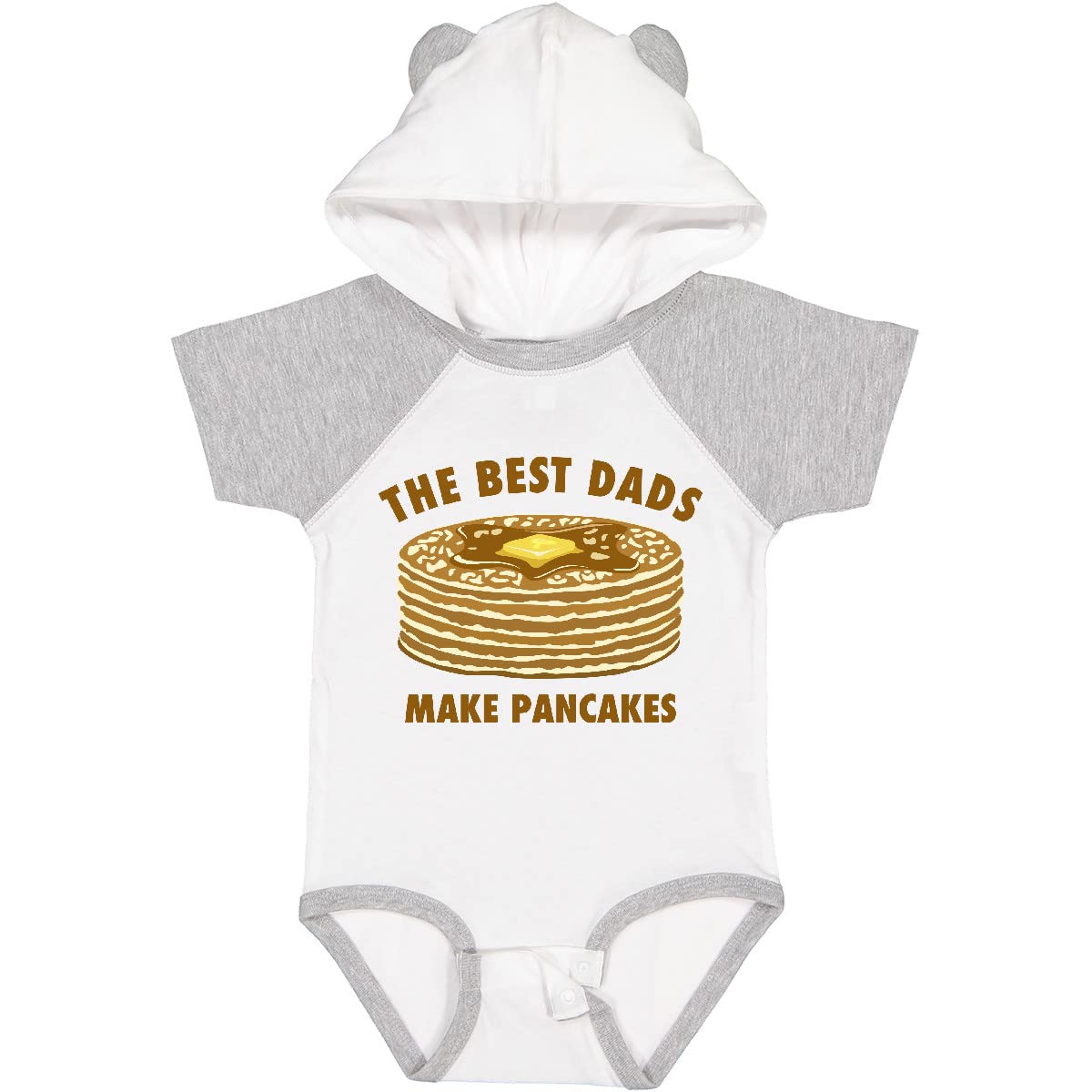 **Inktastic Best Dads Make Pancakes Baby Bodysuit - Cute & Comfortable Infant Onesie for Father's Day, Family Breakfast, and Playtime**    (Note: 