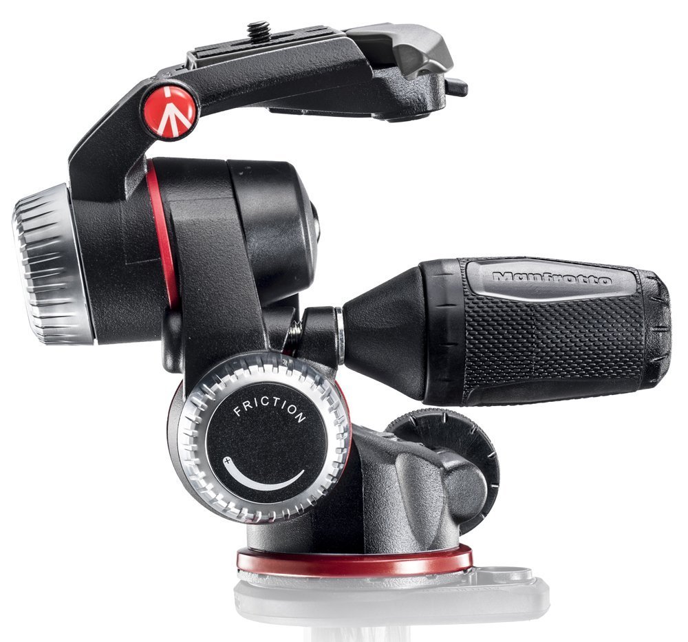 Manfrotto MHXPRO-3W X-PRO 3-Way Tripod Head with Retractable Levers & Friction Control | Includes 2 ZAYKiR Quick Release Plates | Perfect for Photography, Videography & Studio Work