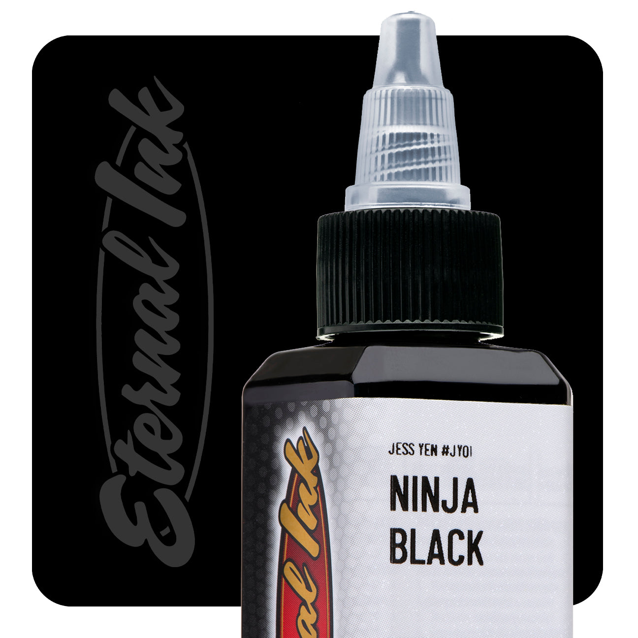 Eternal Jess Yen Ninja Black Ink 2oz - Premium Calligraphy Ink for Brush Pens, Fountain Pens & Art Projects - Perfect for Lettering, Drawing & Japanese Calligraphy