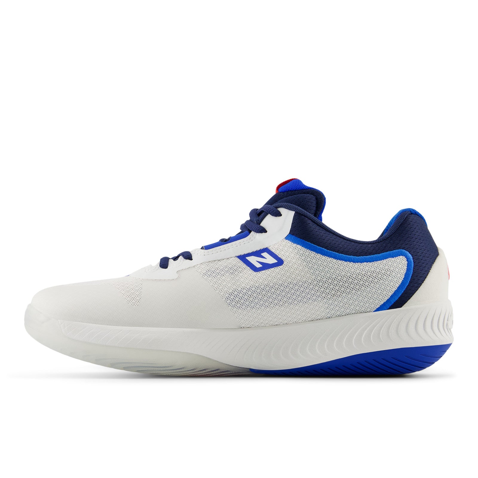 New Balance Men's FuelCell 996 v6 Pickleball Shoes - White/Team Navy - Lightweight Performance Court Shoes for Pickleball & Tennis - Perfect for Competitive Play & Casual Wear