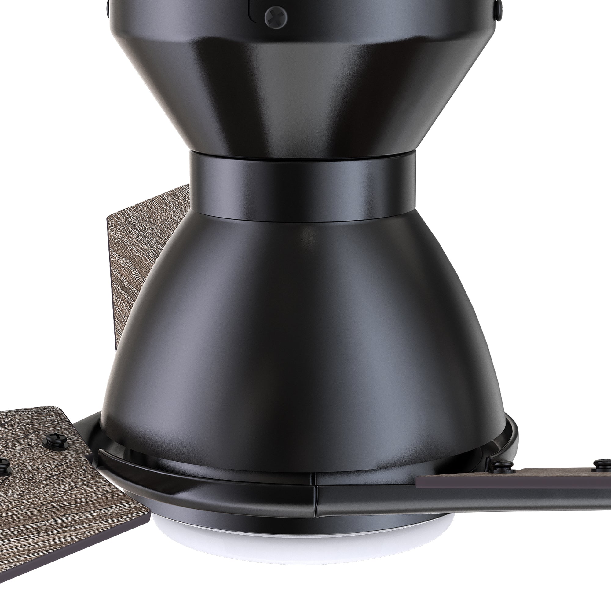 Brooks 44 Inch Low Profile Smart Ceiling Fan with LED Light & Remote Control - Perfect for Indoor and Outdoor Use in Living Rooms, Bedrooms, and Patios