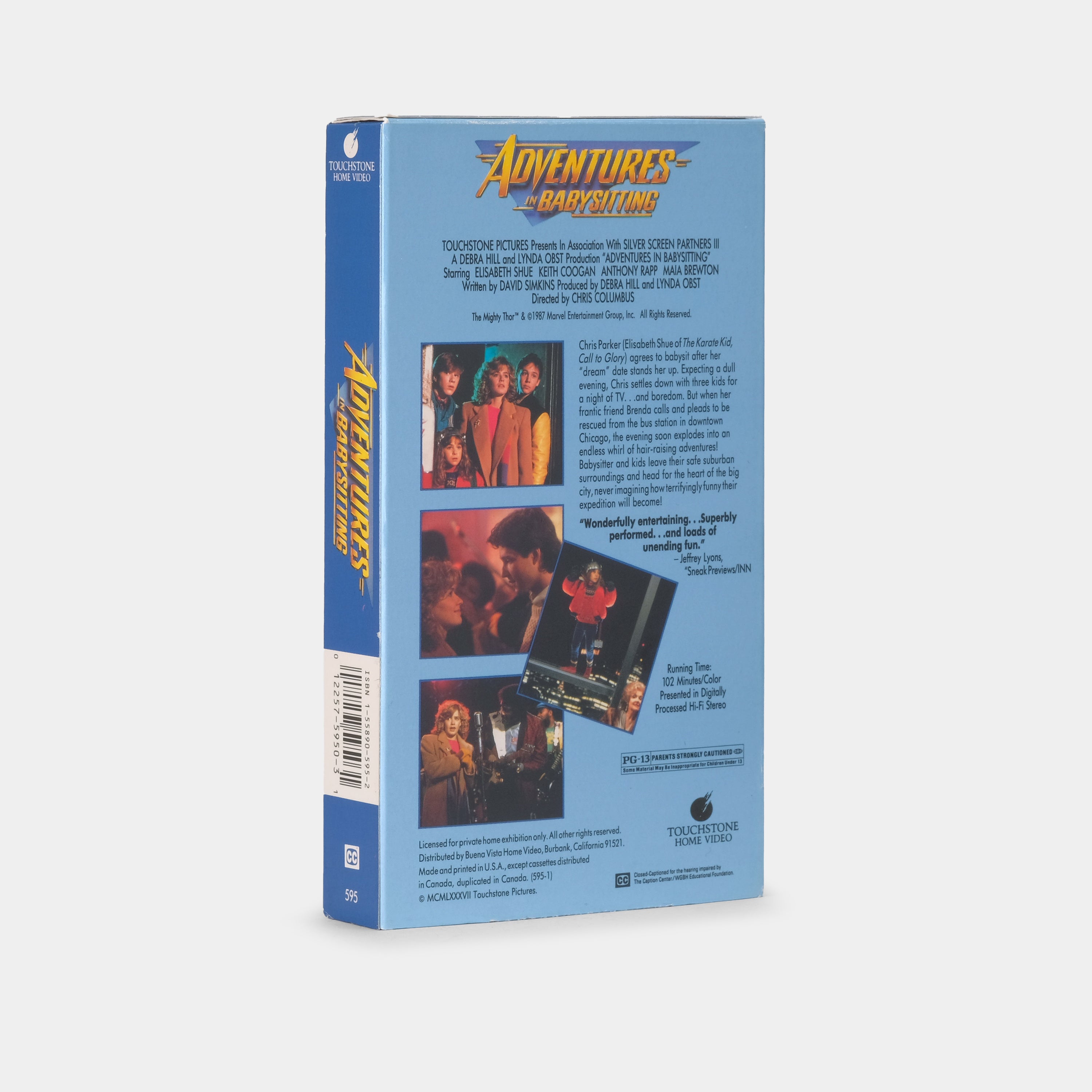Adventures in Babysitting VHS Tape - Classic 1987 Family Comedy Movie - Perfect for 80s Nostalgia & Movie Collectors