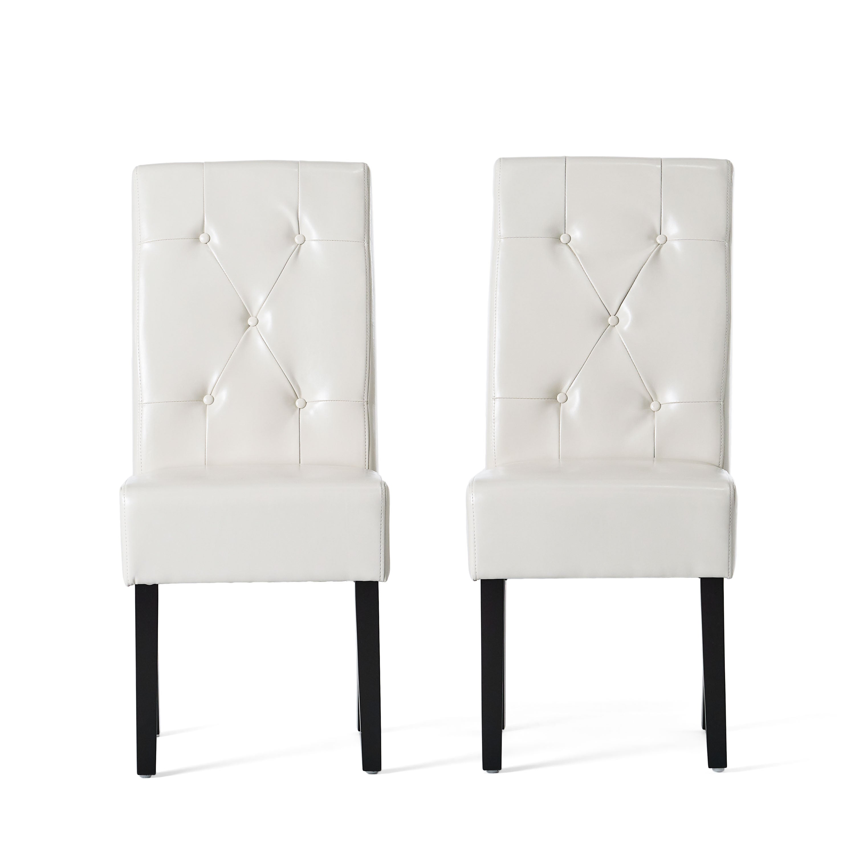 CARTER 5 Tufted KD Dining Chair - Modern Upholstered Kitchen & Dining Room Chair for Home, Restaurant, and Office Use