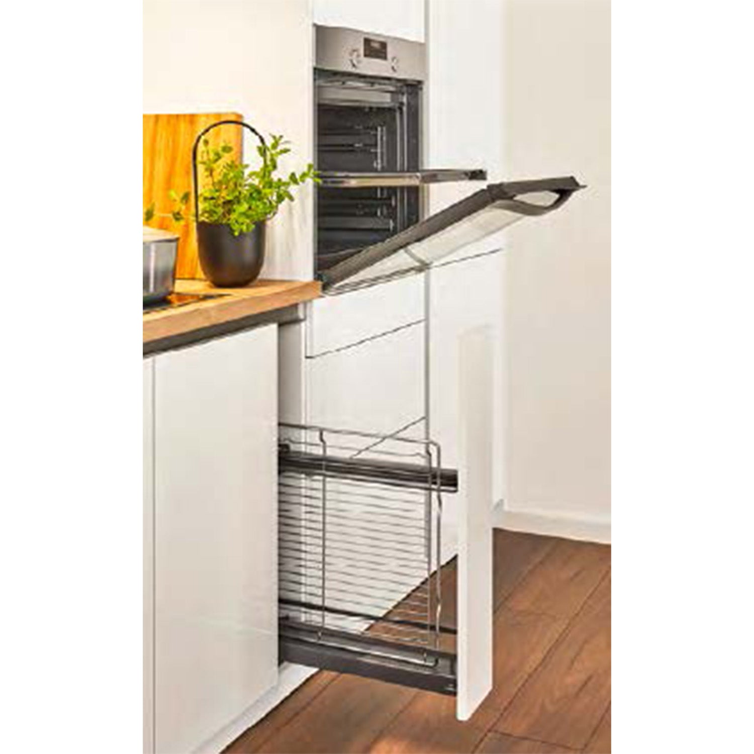 Stainless Steel No. 15 Pull Out Baking Tray - Oven Rack with Non-Stick Coating for Cookies, Pizza & Bread - Perfect for Home Baking, Restaurants & Commercial Kitchens
