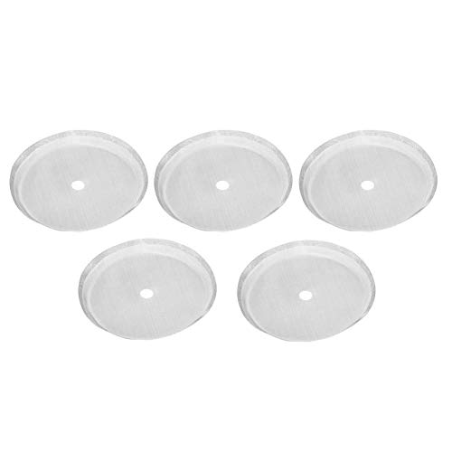 5-Pack 80 Mesh Stainless Steel French Press Filter Replacement - Fits 350ml Coffee Makers | Durable & Fine Mesh for Smooth Brewing | Perfect for Home, Office & Camping Coffee Lovers