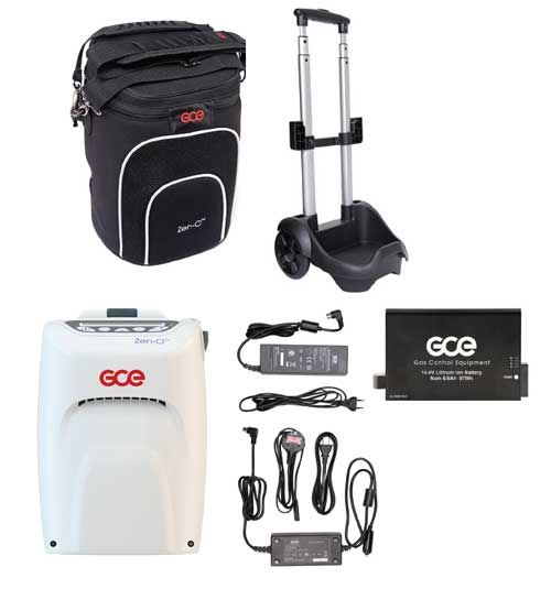 Zen o Portable Oxygen Concentrator - Lightweight & Quiet for Travel, Home Use - Perfect for COPD, Asthma & Sleep Apnea Relief