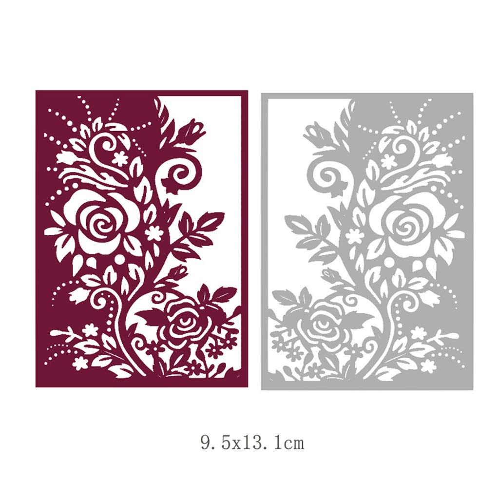 Flower Lace Cutting Dies for DIY Scrapbooking & Cardmaking - Embossing Stencils for Paper Crafts, Album Decor (Perfect for Wedding Invitations, Birthday Cards & Home Decor Projects)