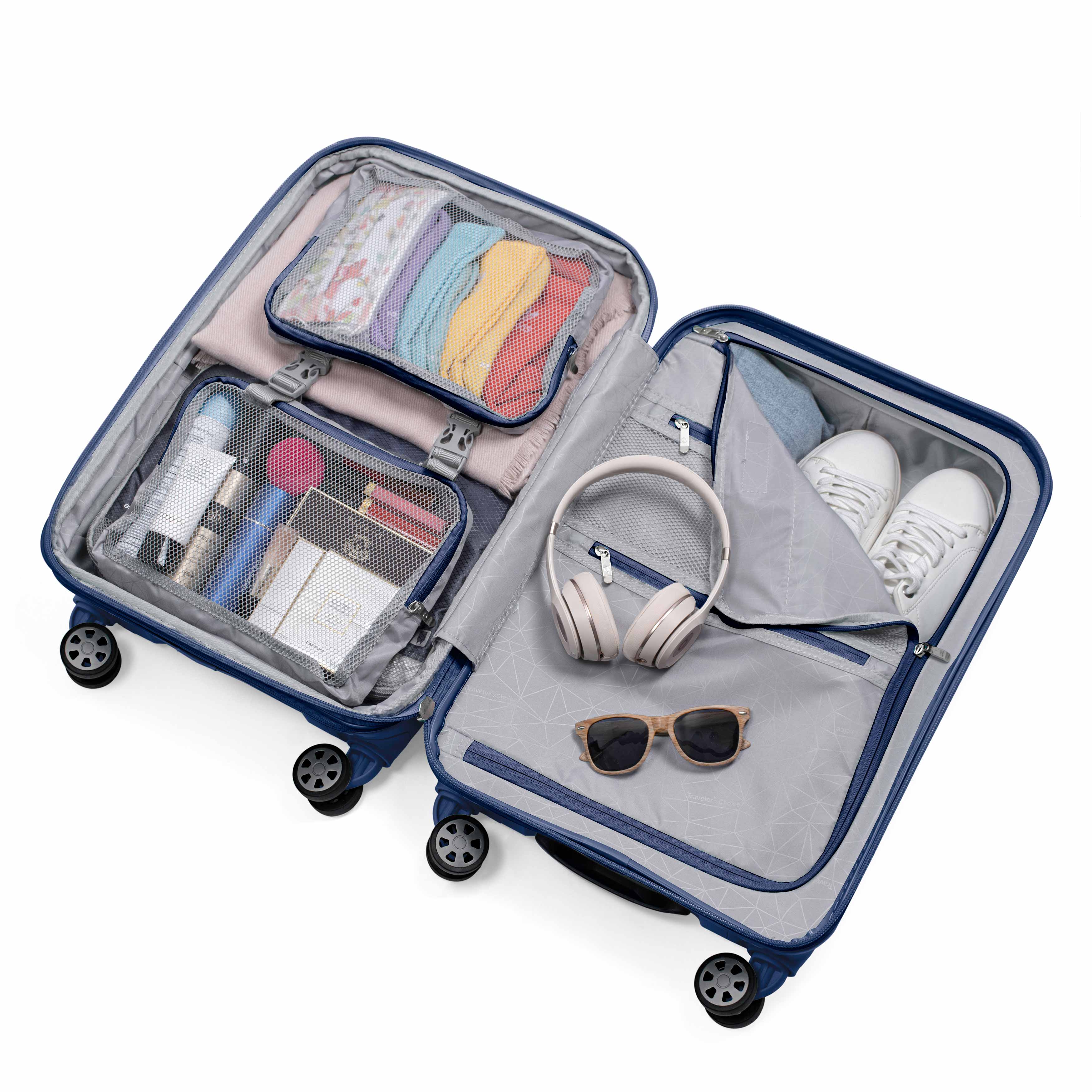 Pagosa 3 Piece Luggage Set - Lightweight Spinner Suitcase with TSA Lock - Perfect for Travel, Business Trips & Vacations