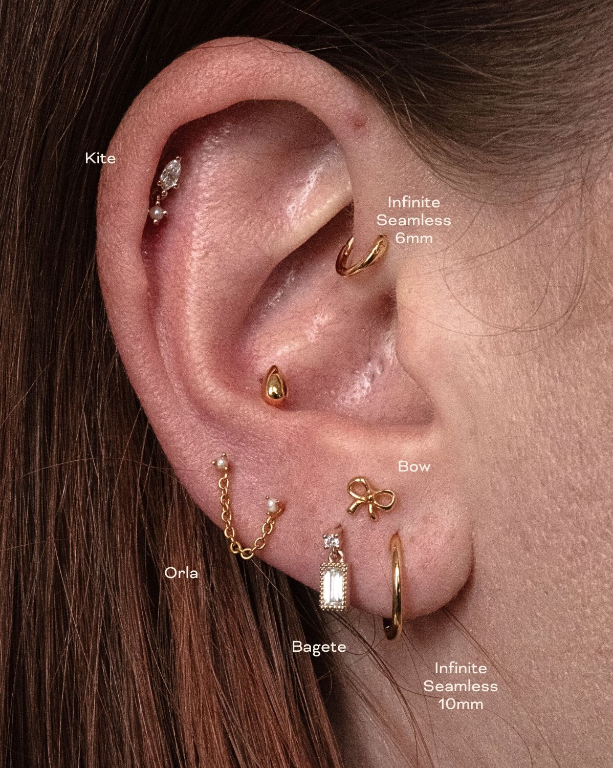 Endless Seamless Hoop Earrings for Women - Hypoallergenic Gold & Silver Hoops - Lightweight Comfort Fit for Everyday Wear | Perfect for Work, Parties & Casual Outfits