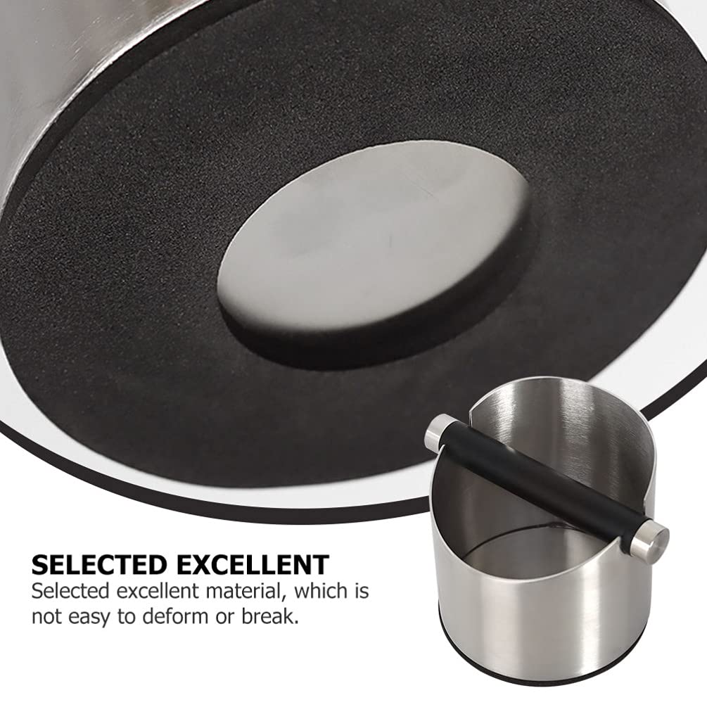1pc Coffee Grounds Bucket - Durable Espresso Knock Box with Handle, Coffee Powder & Tea Waste Bin for Home & Cafe Use - Perfect for Espresso Machines, French Press, and Drip Coffee Cleanup