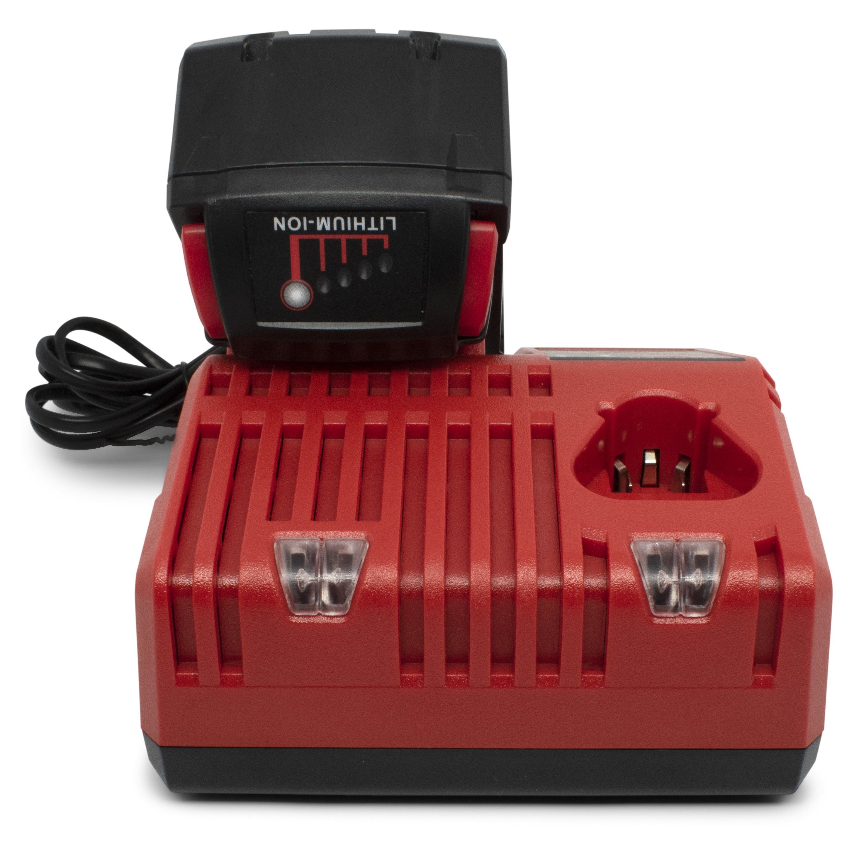 18V & 12V Milwaukee M18/M12 Battery Charger Fast Charging for Power Tools - Perfect for Construction, DIY Projects & Home Renovations