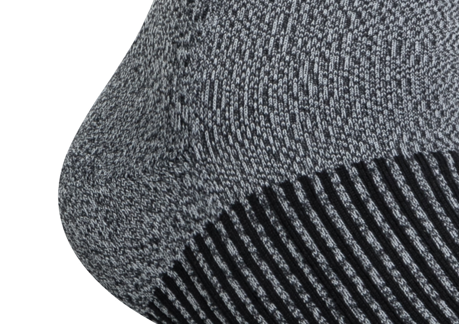 18-25 mmHg Mid Calf Compression Socks for Women & Men - Gray - Improve Circulation & Reduce Swelling - Perfect for Running, Travel & Nursing