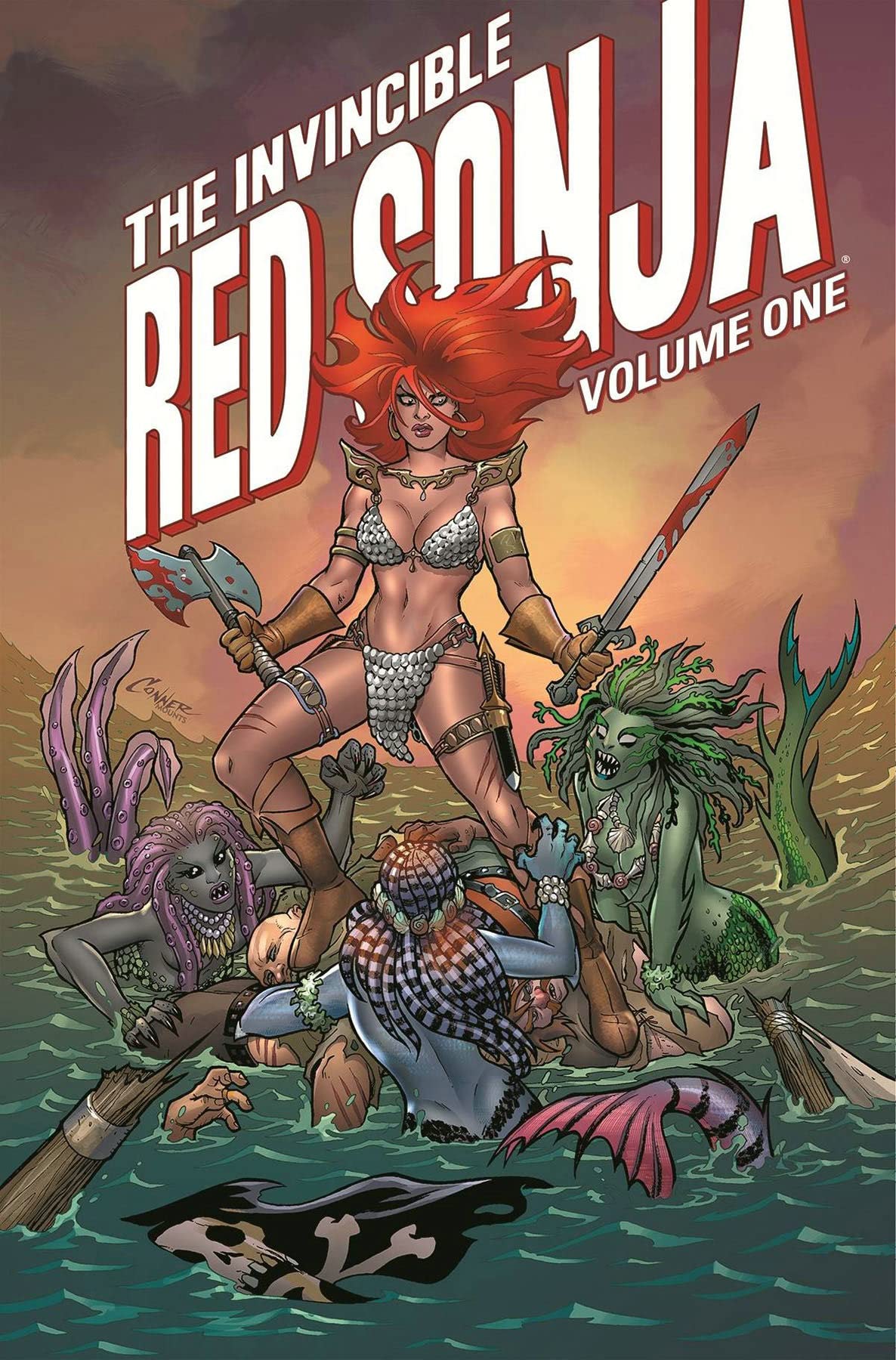 Invincible Red Sonja Trade Paperback (TP) - Epic Fantasy Graphic Novel for Comic Collectors & Fantasy Fans - Perfect for Gifts & Home Libraries