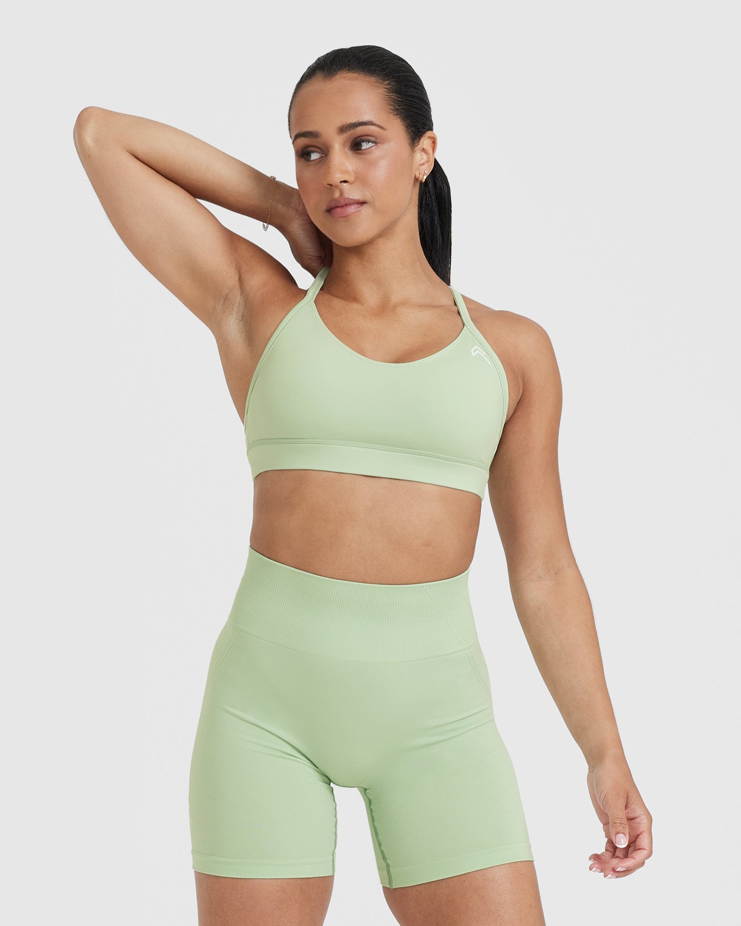 Everyday Sports Bra for Women - Comfortable & Supportive Mint Green Workout Top for Yoga, Running & Gym