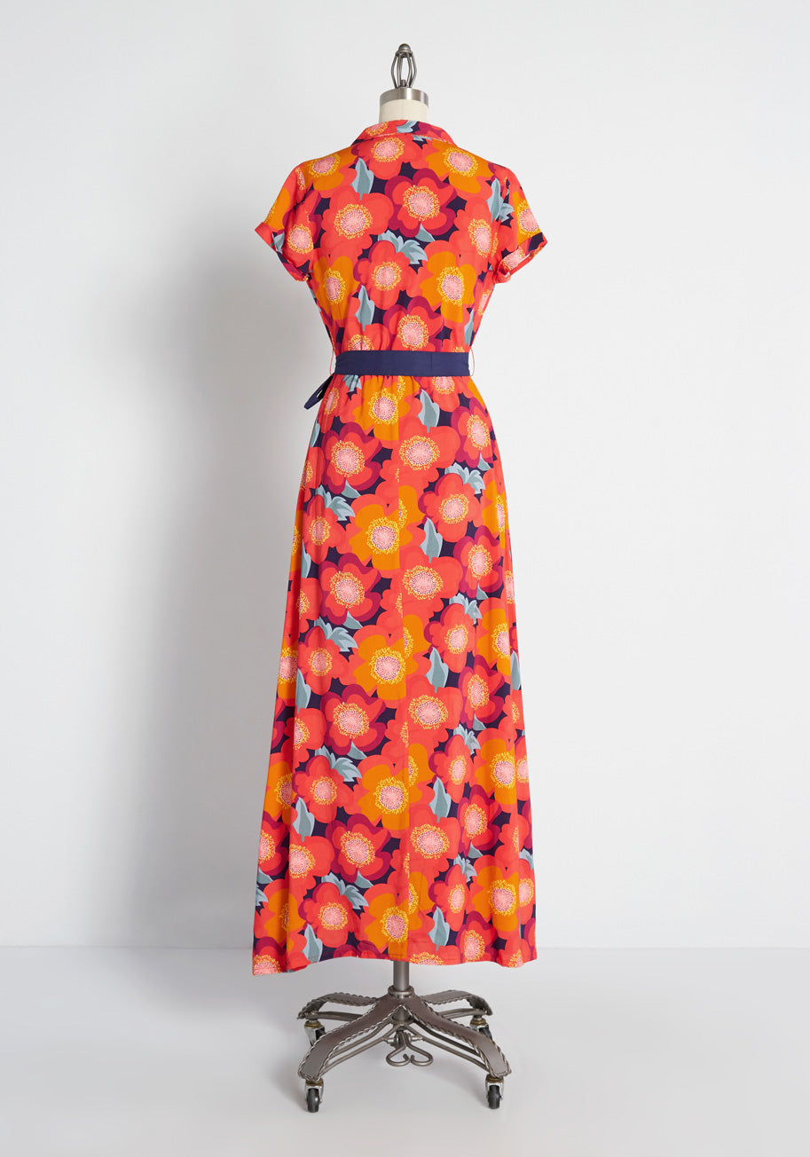 Incandescent Defense Maxi Dress - Women's Long Flowy Summer Dress with UPF 50+ Sun Protection - Perfect for Beach, Vacation & Outdoor Activities