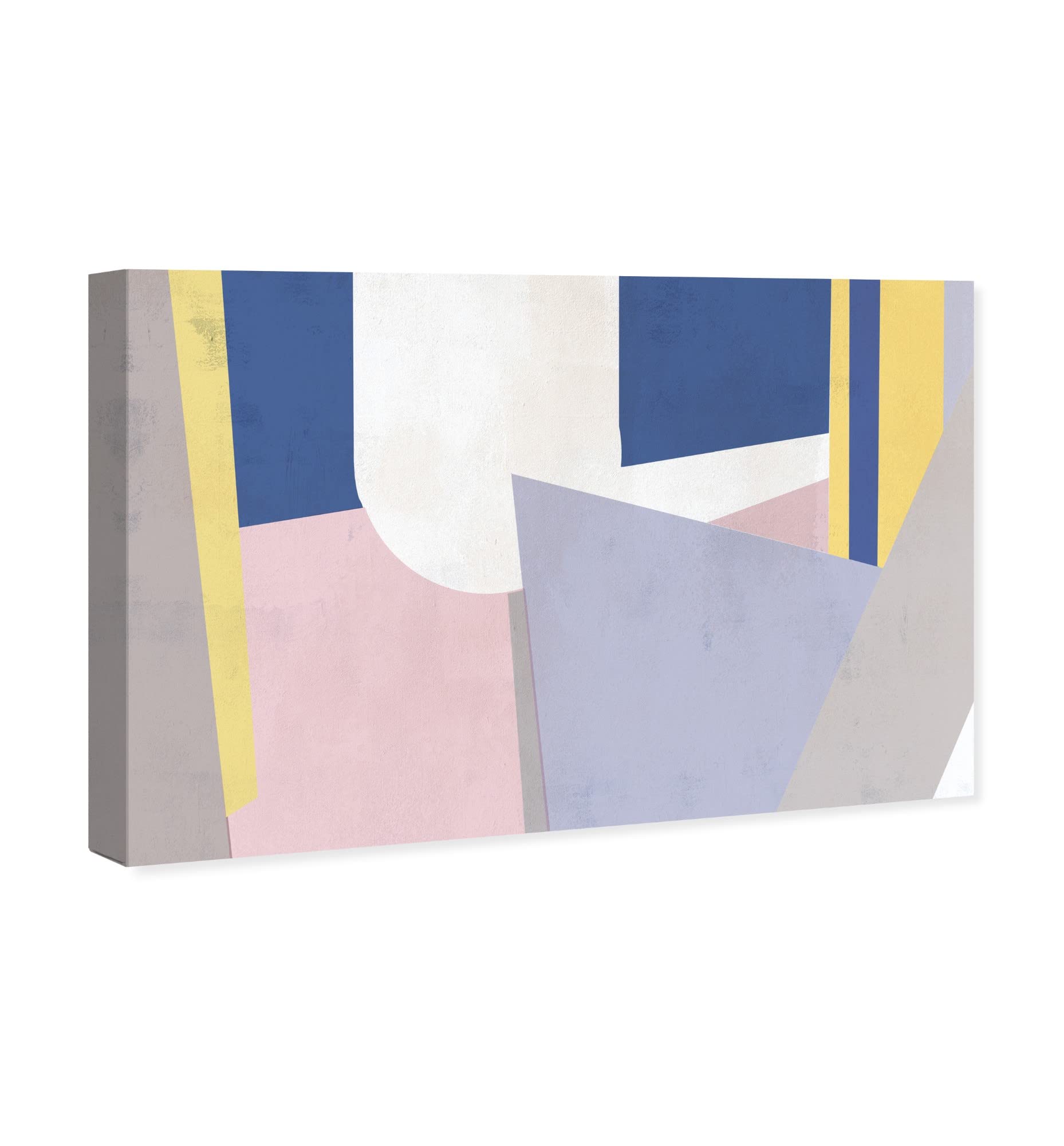Abstract Wall Art Canvas Prints 'Geo Shapes I' by Oliver Gal Artist Co. – Modern Crystal-Inspired Home Decor for Living Room, Bedroom & Office