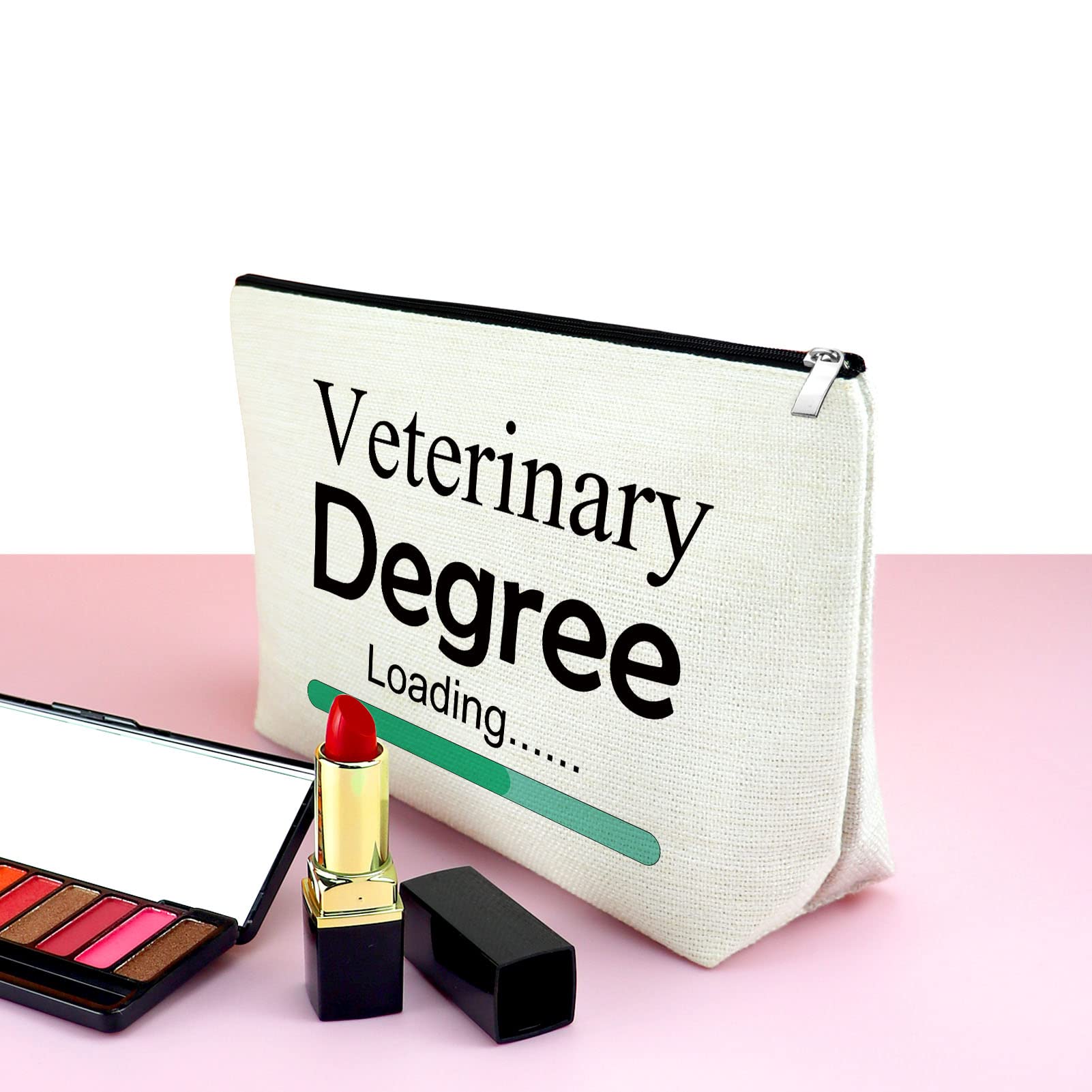 **Veterinary Technician Gift Makeup Bag - Vet Tech Graduation, Birthday & Appreciation Gifts for Women - Cosmetic Bag for Future Veterinarians | Perfect for Work, School & Travel**