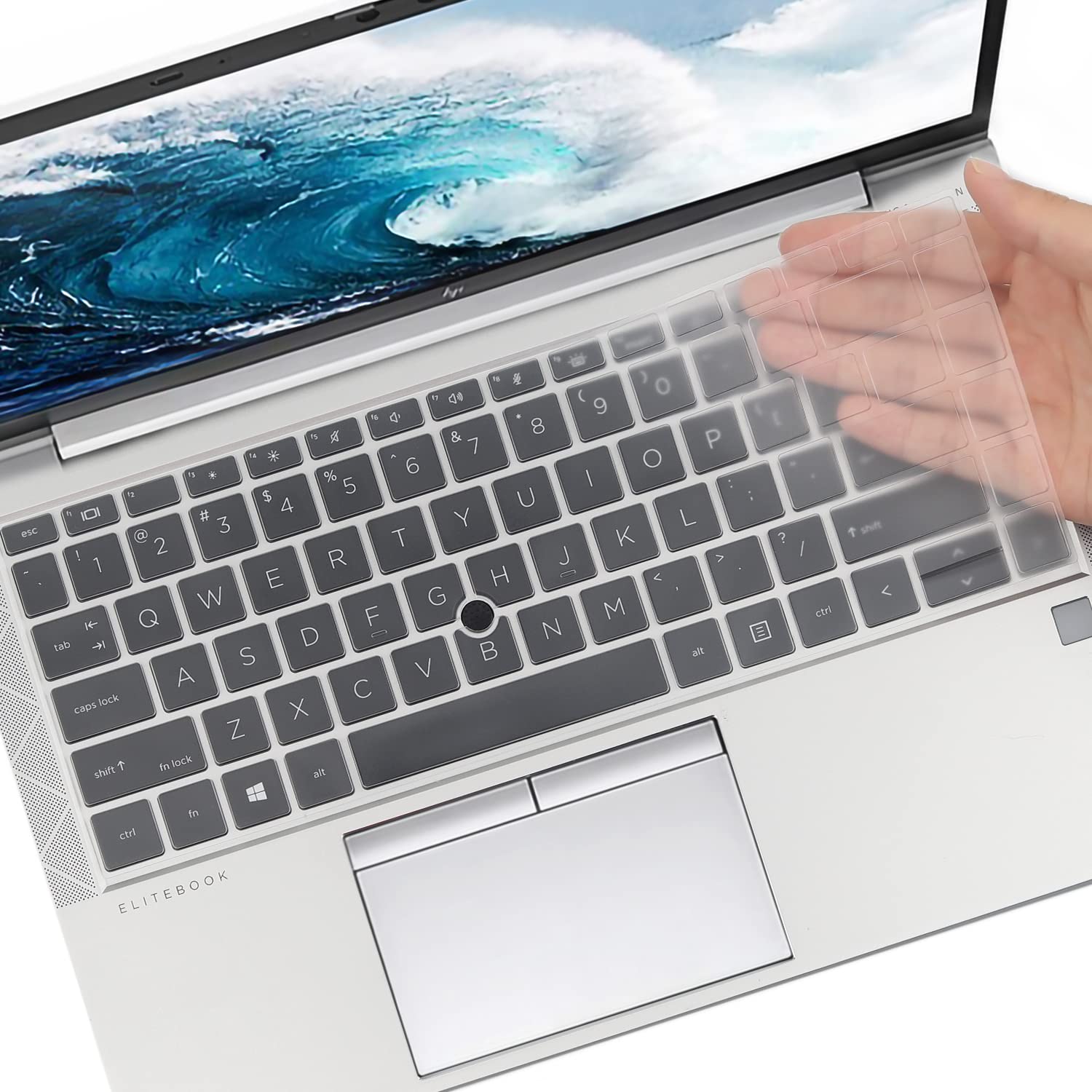HP EliteBook 840 845 G7 G8 Keyboard Cover (2020-2022 Models) - Premium TPU Protective Skin for 14