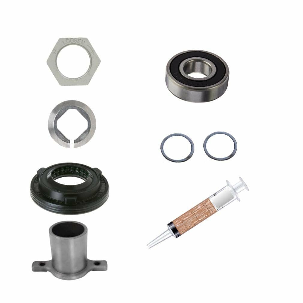 WH38X10002-KIT1 Transmission Repair Kit with Bearings & Rings - Fixes Transmission Noise Issues for WH38X10002-KIT1 Washer - Perfect for DIY Washing Machine Maintenance at Home