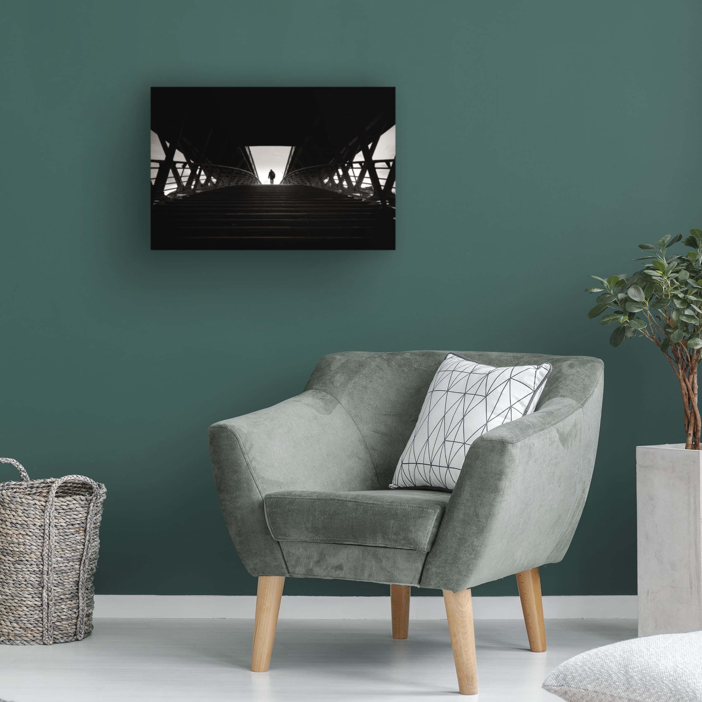 Trademark Fine Art 'Unchained' Canvas Art Print by Stefano Corso - Modern Abstract Wall Decor for Living Room, Bedroom & Office