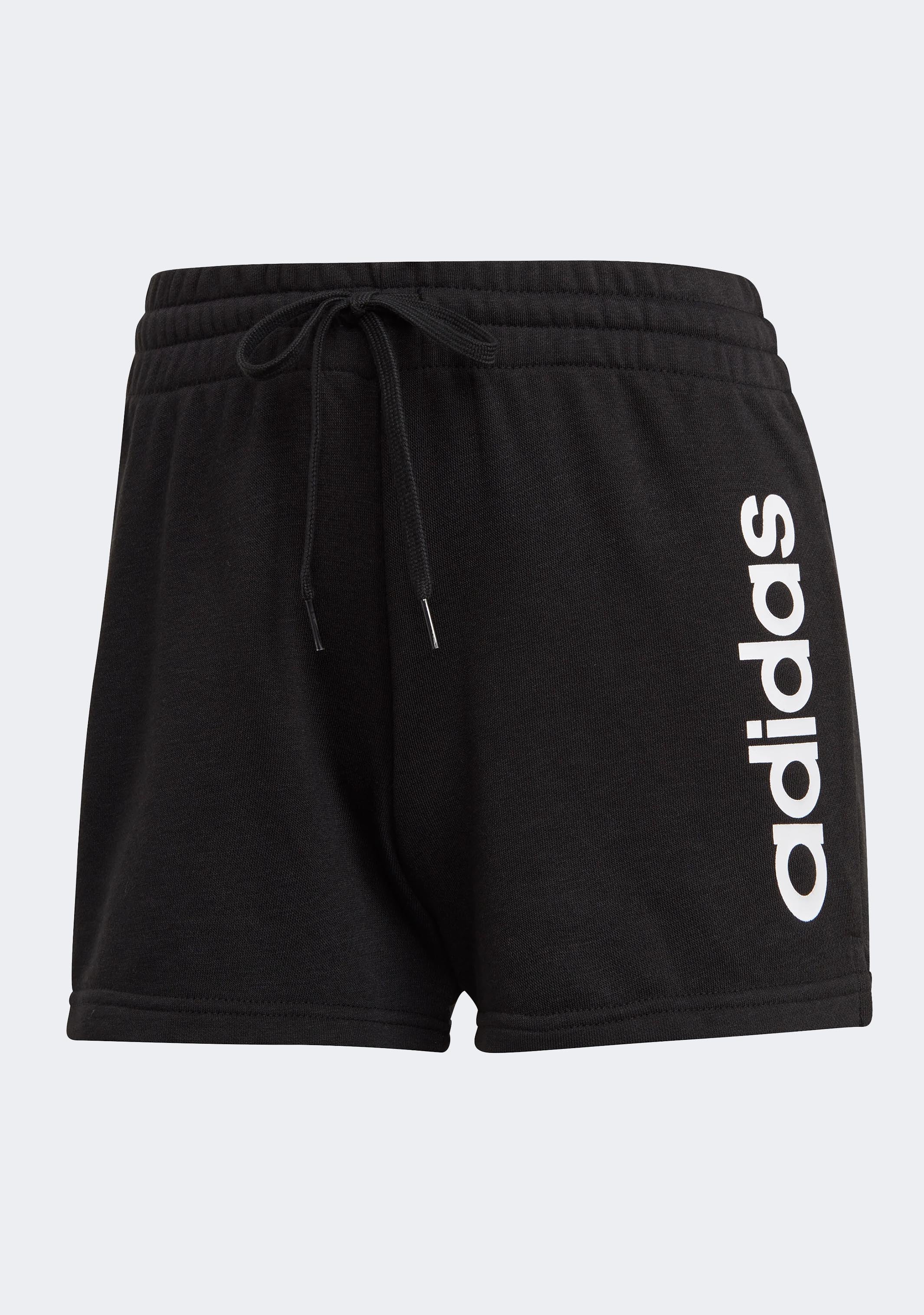 Adidas Women's Essentials Slim Logo Shorts - Comfortable Athletic Shorts for Running, Yoga & Gym - Perfect for Workouts & Casual Wear