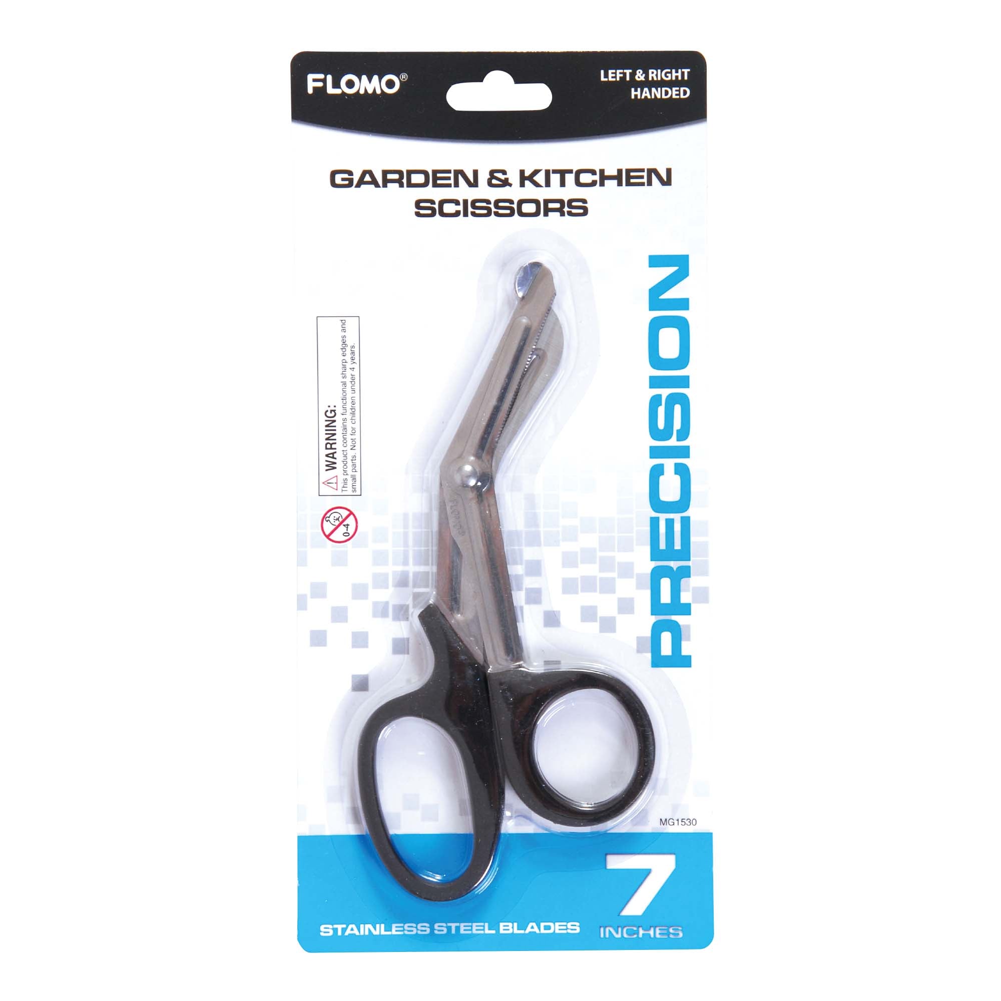 7-in-1 Multi-Purpose Garden & Kitchen Scissors - Heavy Duty Stainless Steel with 3 Color Options | Perfect for Herb Trimming, Food Prep, Crafting & Household Use
