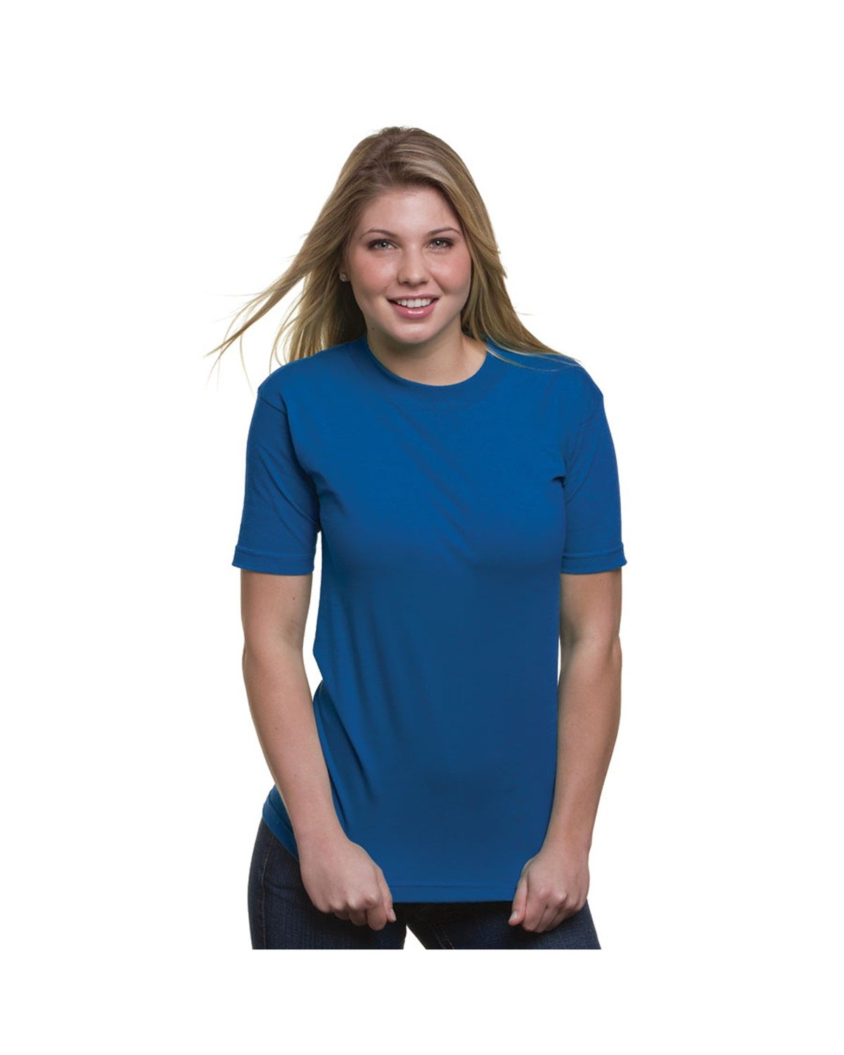 Bayside BA2905 Men's 100% Cotton T-Shirt - Soft 6.1 oz Crew Neck Tee for Casual Wear, Gym & Everyday Comfort
