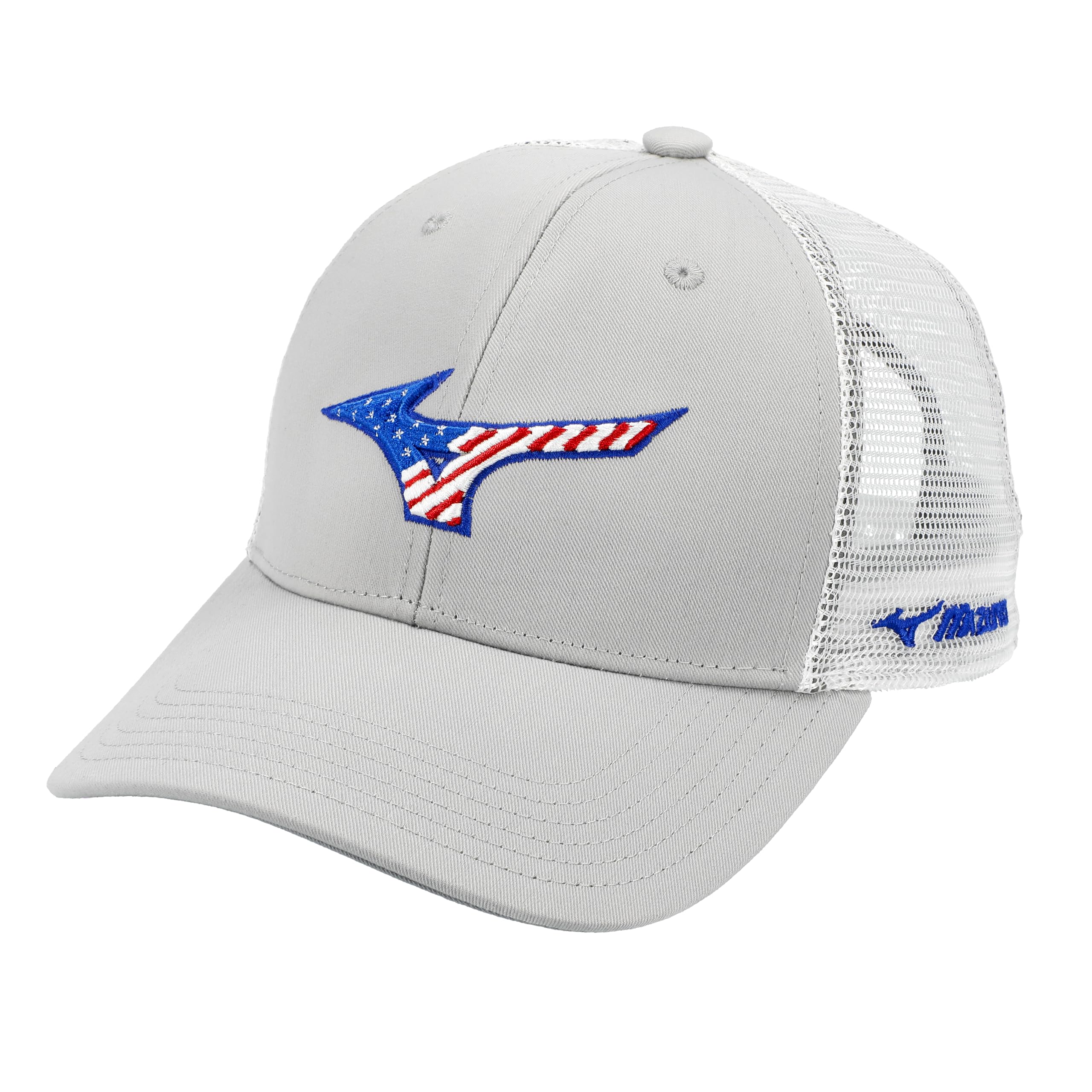 Runbird Patriot Trucker Hat for Men & Women - Adjustable Mesh Back Baseball Cap - Vintage American Flag Design - Perfect for Outdoor, Sports & Casual Wear