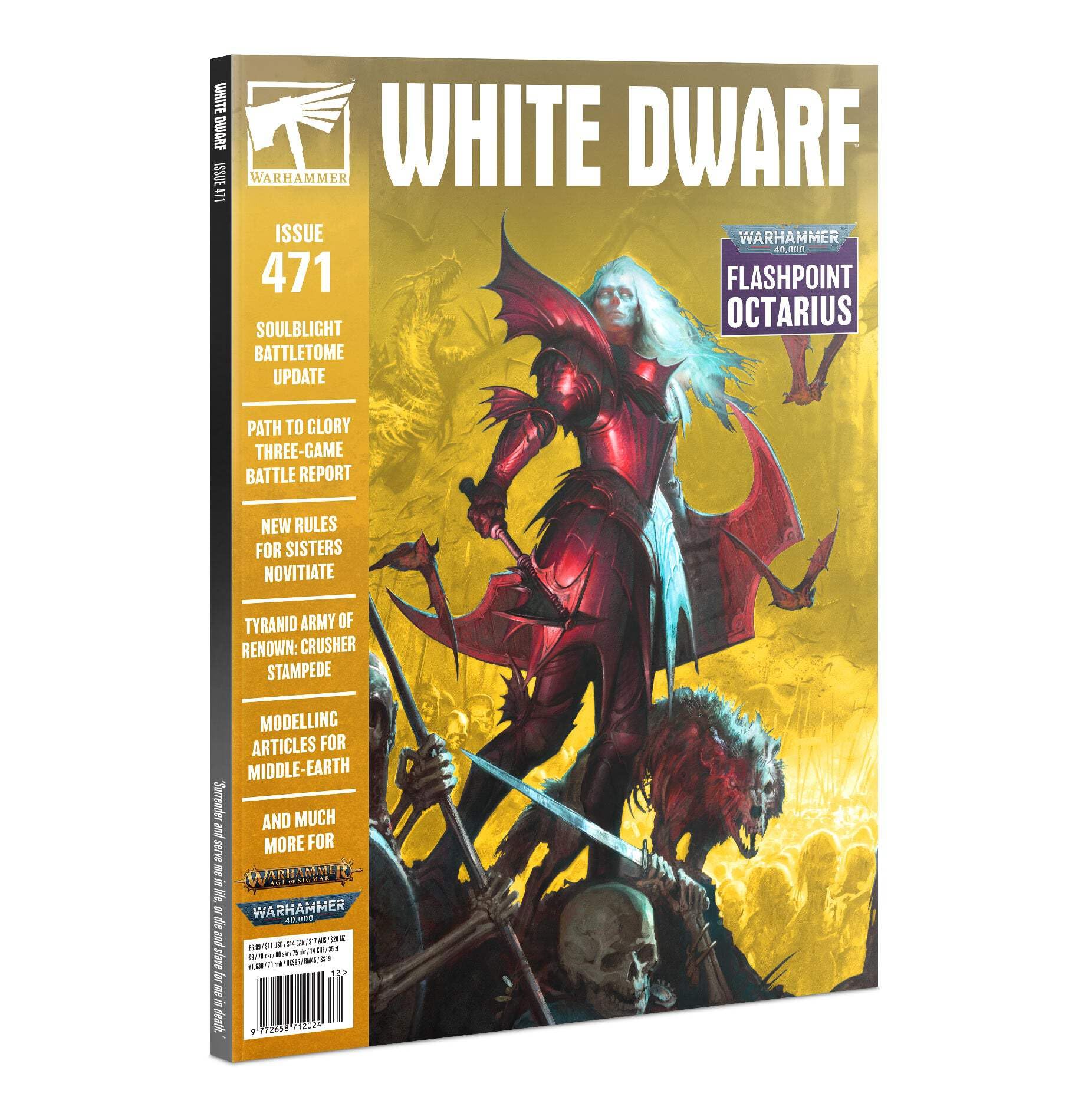 Games Workshop Warhammer White Dwarf 470 - Official Monthly Hobby Magazine for Warhammer Miniatures & Tabletop Gaming | Perfect for Warhammer 40K, Age of Sigmar & Painting Enthusiasts