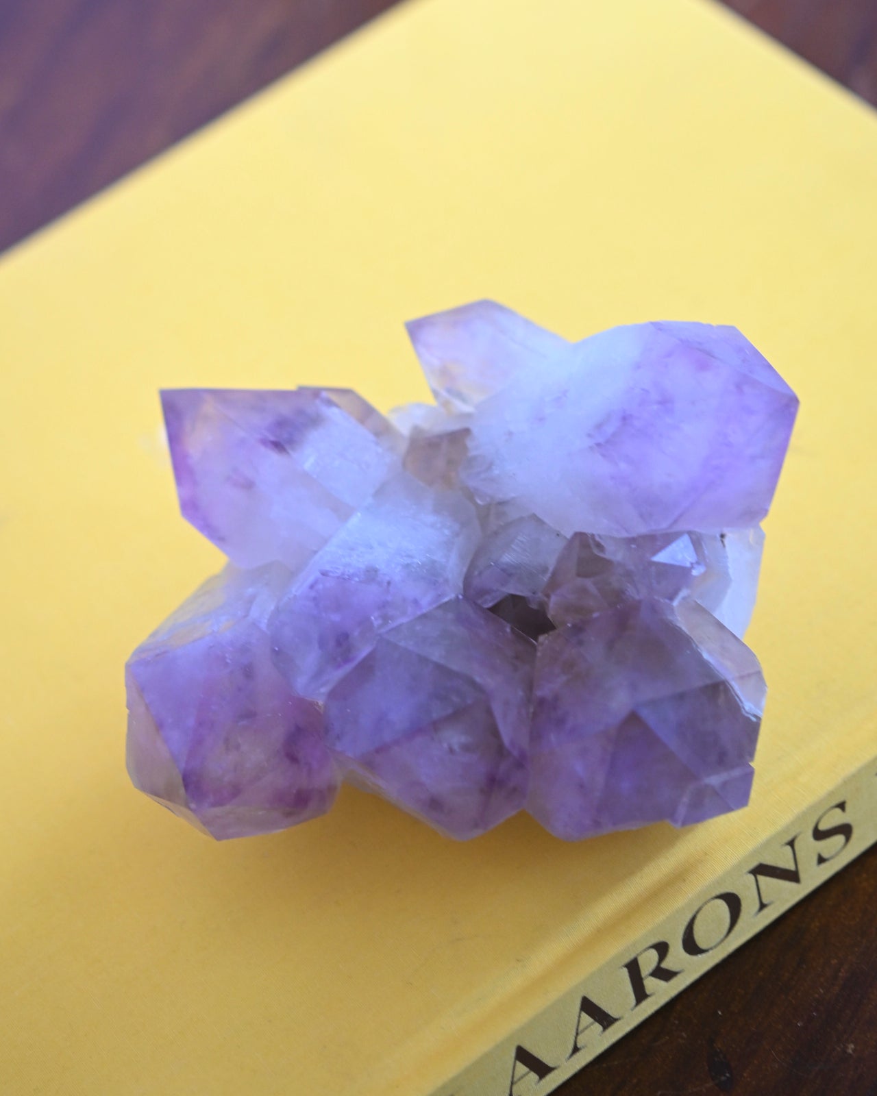 Natural LG Bolivian Amethyst Cluster - 2.7lbs Raw Crystal Specimen for Home Decor, Meditation & Healing | Large Geode with Purple Crystals for Spiritual Gifts & Energy Work