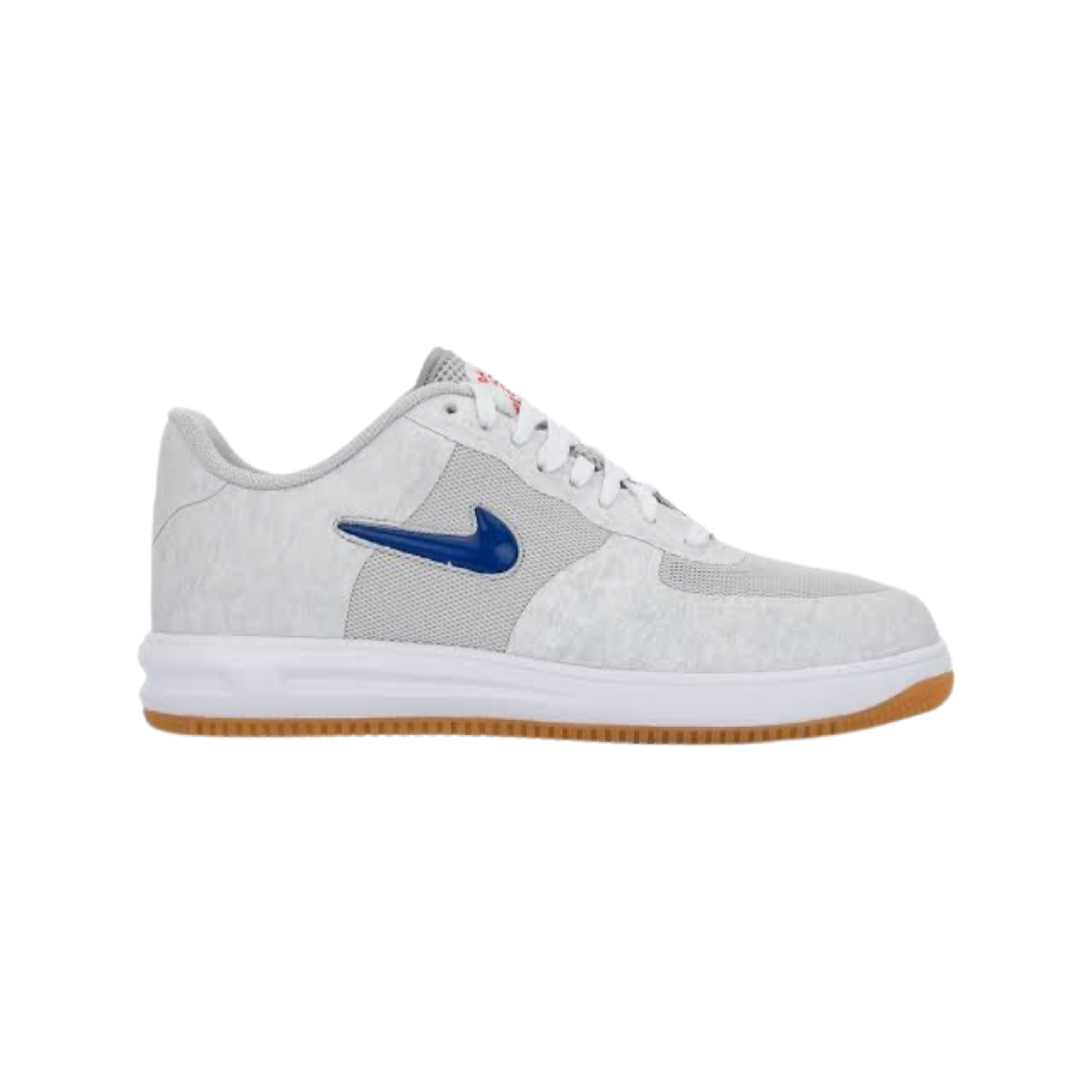 Nike Lunar Force 1 Low CLOT Fuse Grey Red Blue Sneakers - Men's Basketball Shoes for Streetwear & Casual Wear | Perfect for Urban Fashion & Daily Comfort