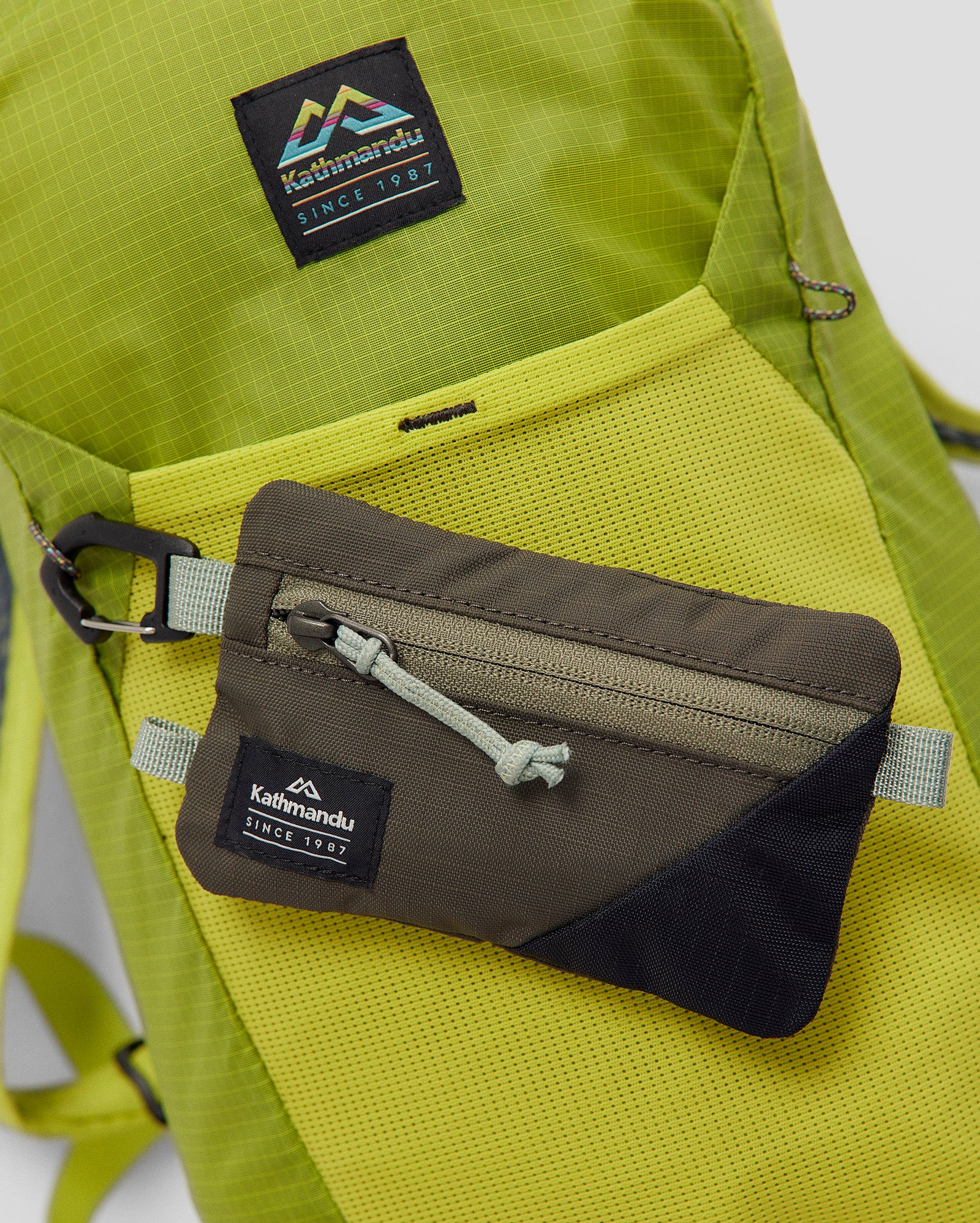 2-Pack Travel Pouch Set - Black Stingray & Dark Moss - Perfect for Passport, Cash & Essentials Organization While Traveling
