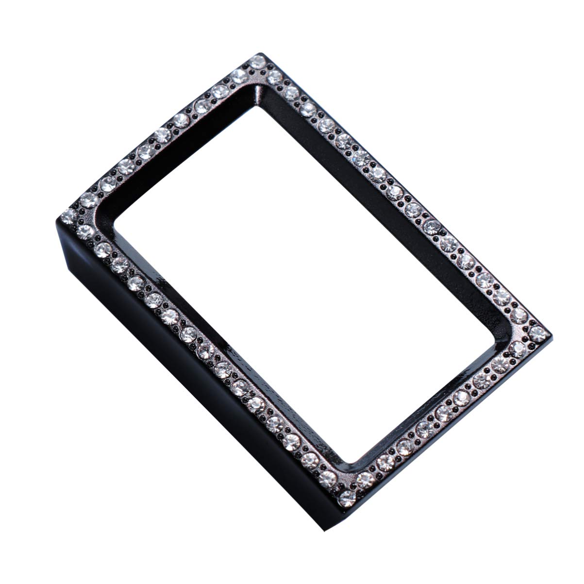 NICERIO Rhinestone Watch Bumper Case Cover with Screen Protector for Fitbit Charge 3 - Black | Durable Protection & Stylish Design for Workouts, Running & Daily Wear