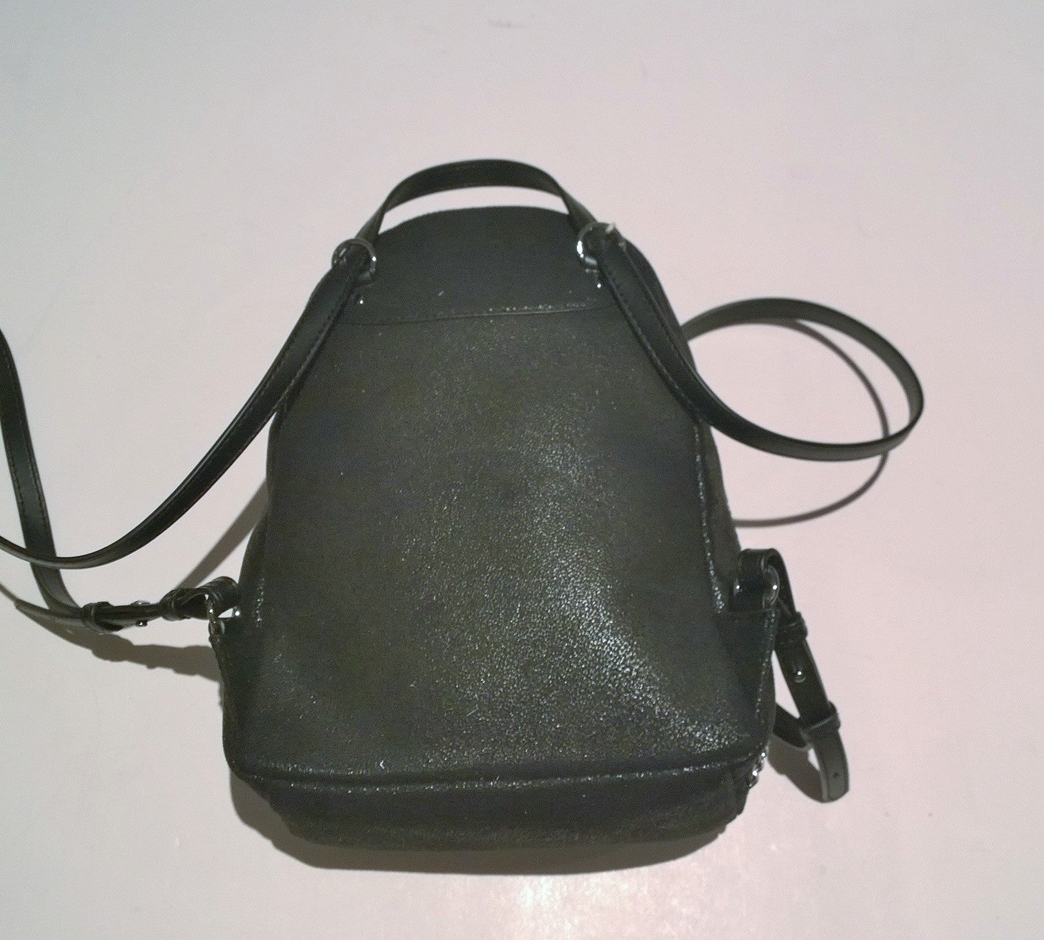 Stella McCartney Falabella Black Silver Chain Backpack Bag - Stylish Designer Backpack for Women, Perfect for Work, Travel & Everyday Use