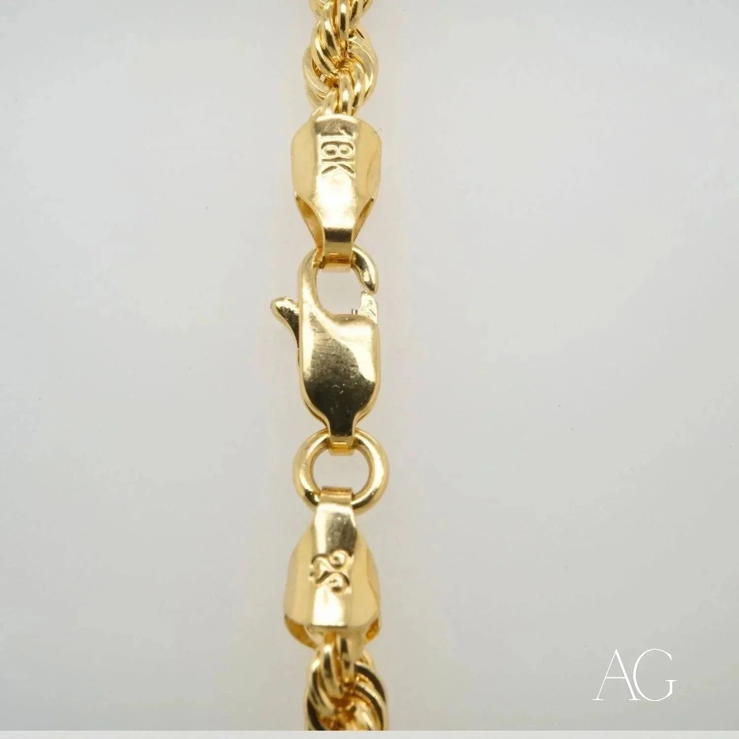 18K Gold Rope Chain Necklace for Women & Men - Timeless Luxury Jewelry Gift for Anniversary, Birthday & Special Occasions - Perfect for Layering, Everyday Wear & Formal Events