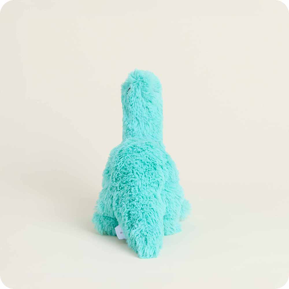 Teal Long Neck Dinosaur Plush Toy - Soft & Cozy Microwavable Warmies for Kids | Perfect for Bedtime, Anxiety Relief & Cold Weather Comfort