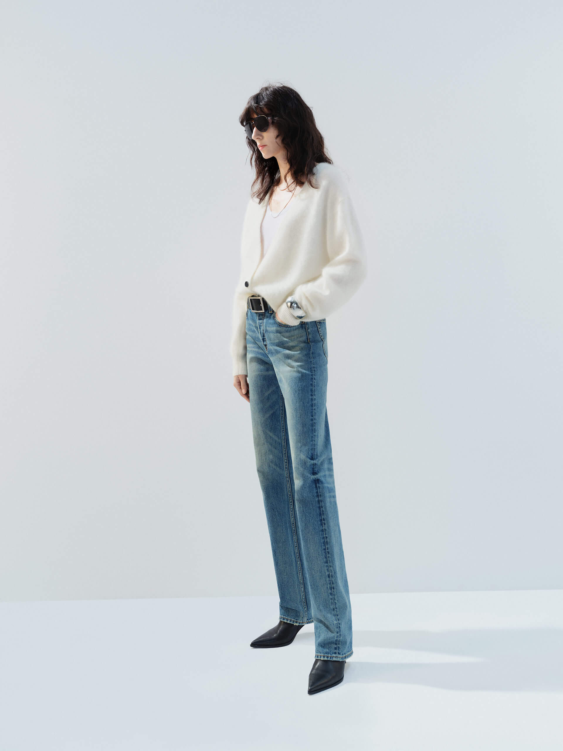 High Rise Full Length Jeans for Women - Stretchy Denim Pants with Comfortable Fit - Perfect for Casual Wear, Office & Everyday Outfits
