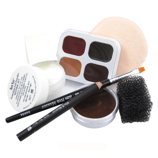 Ben Nye Professional Makeup Creme Kit - High-Quality Theatrical & Special FX Makeup for Halloween, Cosplay & Film - Perfect for Actors, Artists & Makeup Enthusiasts