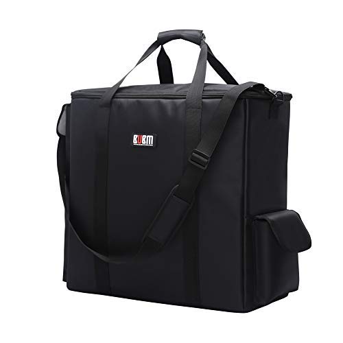 Buwico Waterproof Anti-Collision Desktop PC Computer Main Processor Travel Storage Carrying Case Bag - Black | Organize & Protect Your Computer Components for Travel, Office & Home Use