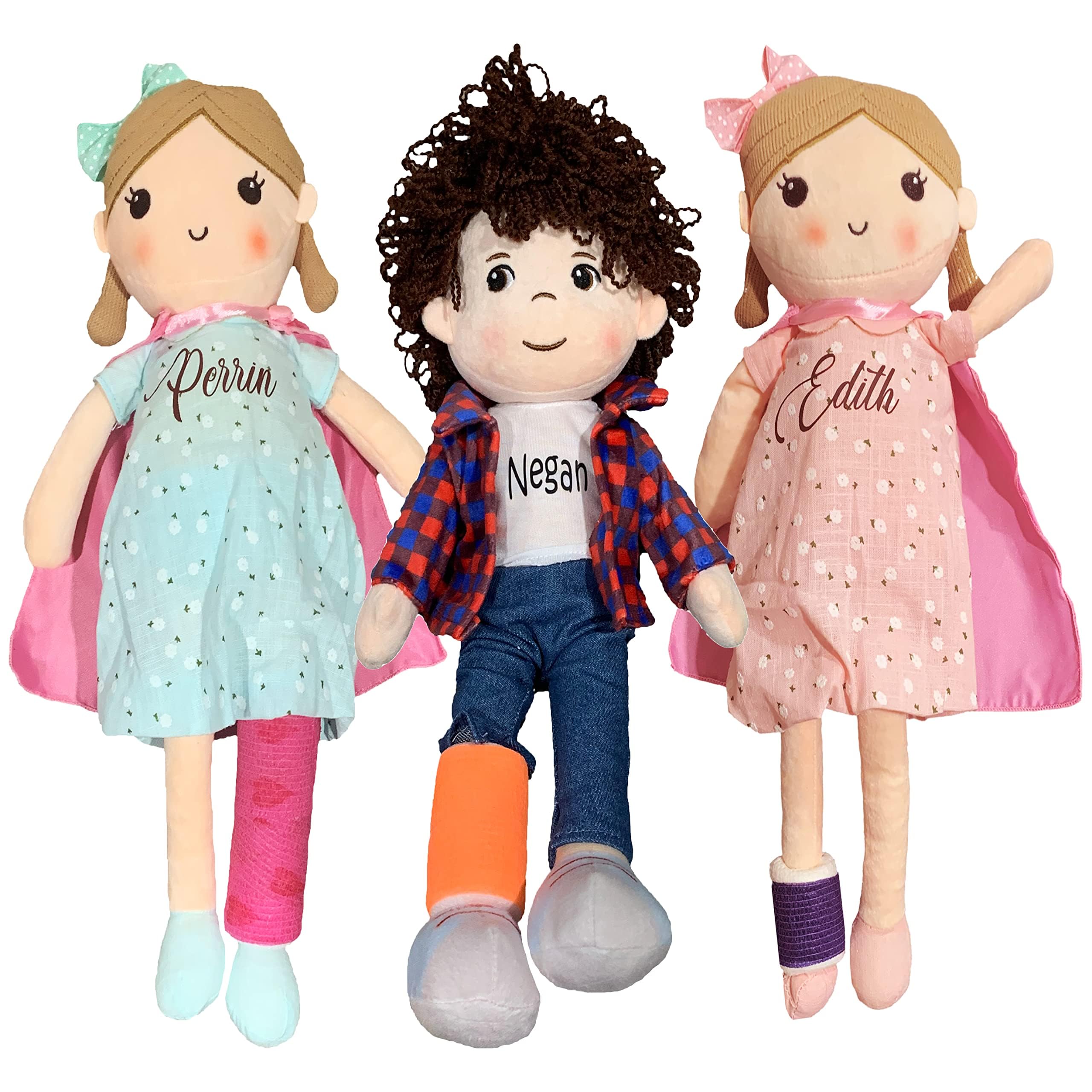 Personalized Broken Arm Doll Gift for Kids - Custom Cast Colors & Locations - 14