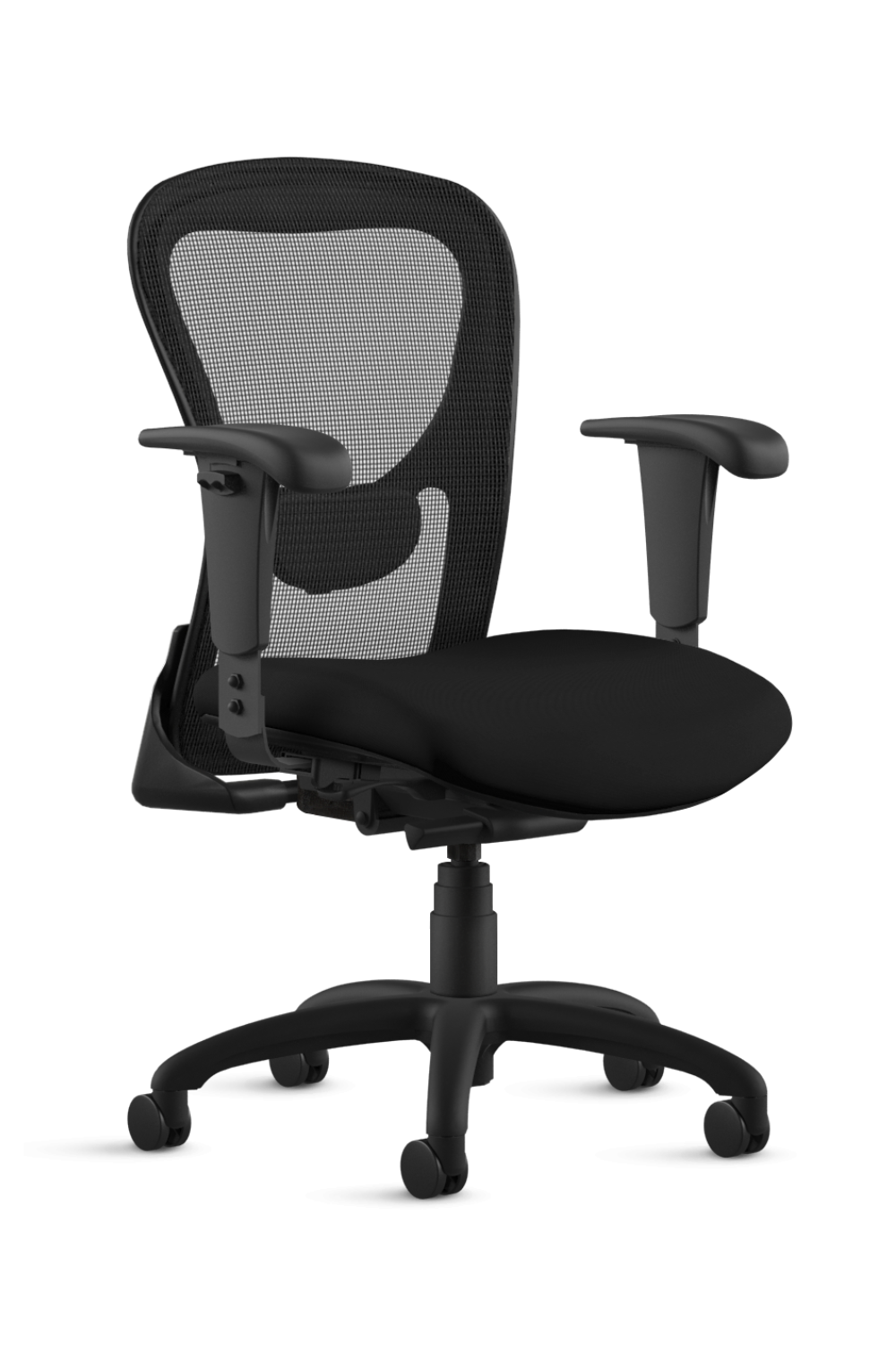 9 to 5 STRATA Mid Back Task Chair (1560) - Ergonomic Office Chair for Home & Work, Adjustable Height & Lumbar Support - Perfect for Desk Work, Gaming & Study