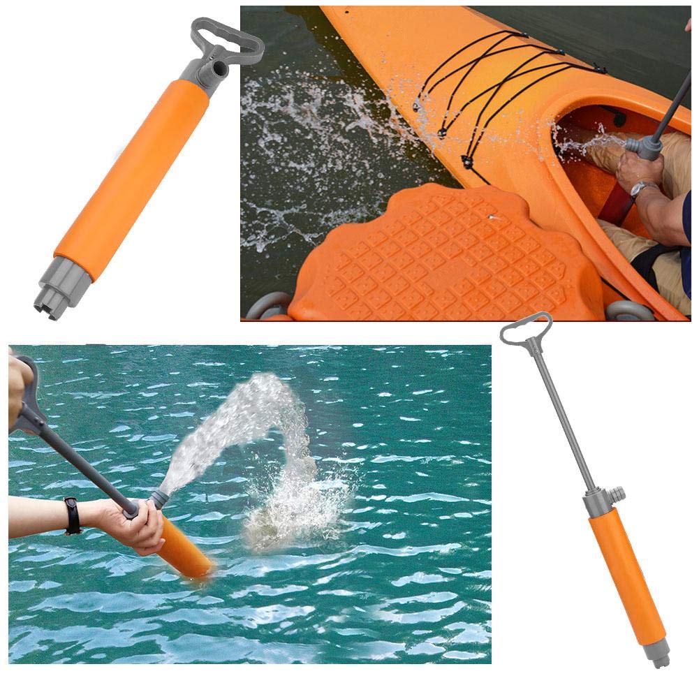 **Portable Kayak Bilge Pump - Emergency Hand Pump for Kayak, Canoe & Small Boats - Lightweight & Floating Water Pump for Outdoor Survival & Marine Use**    *(Perfect for Emergency Water Removal, Kayaking, Fishing & Boating Adventures)*